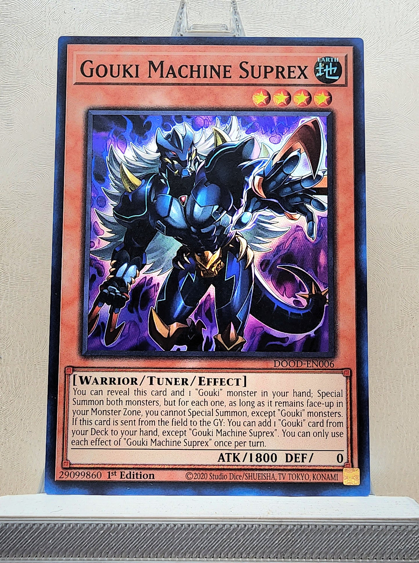 Yugioh! 1x Gouki Machine Suprex (DOOD - Super Rare) 1st Edition