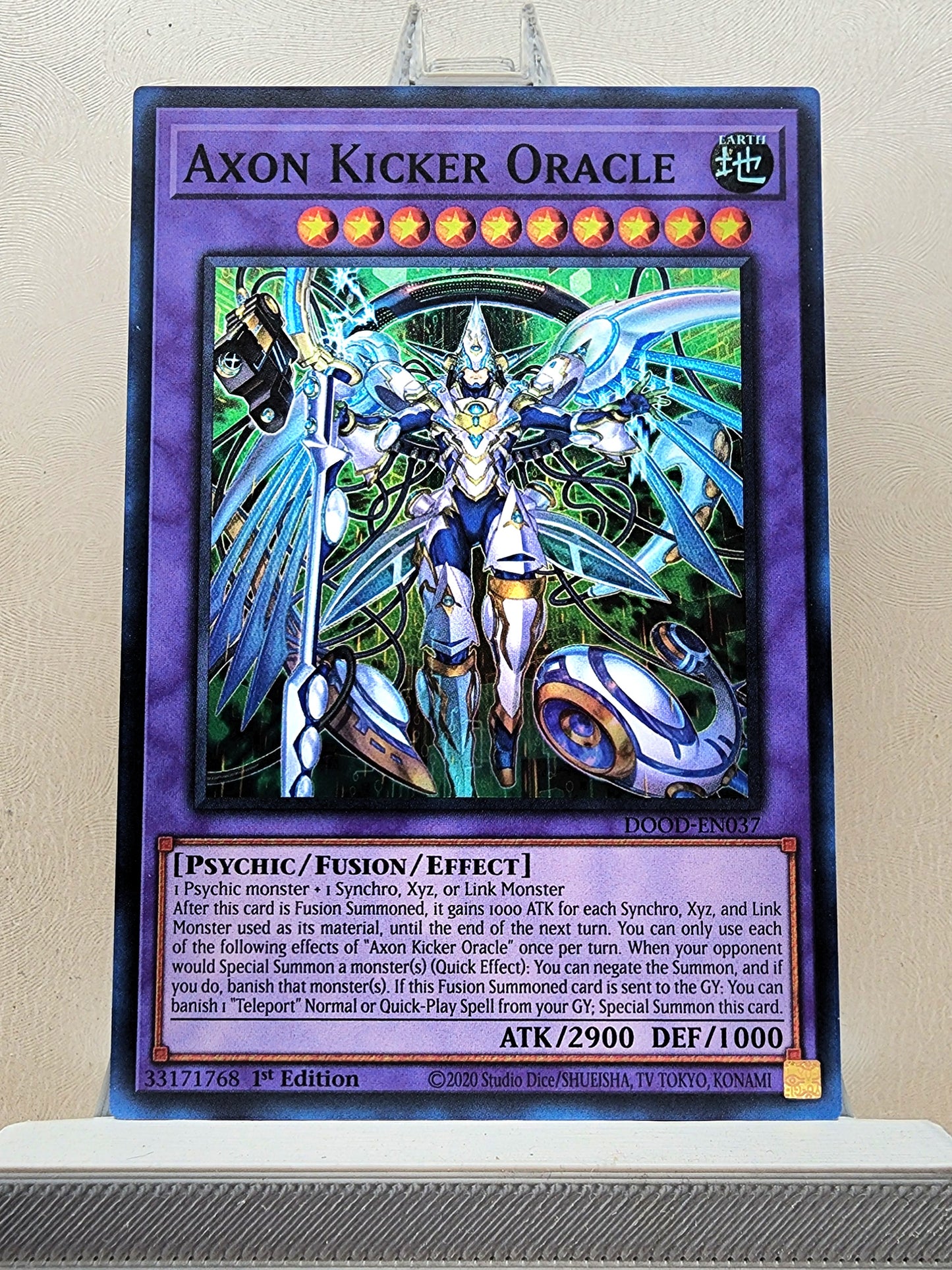 Yugioh! 1x Axon Kicker Oracle (DOOD - Super Rare) 1st Edition
