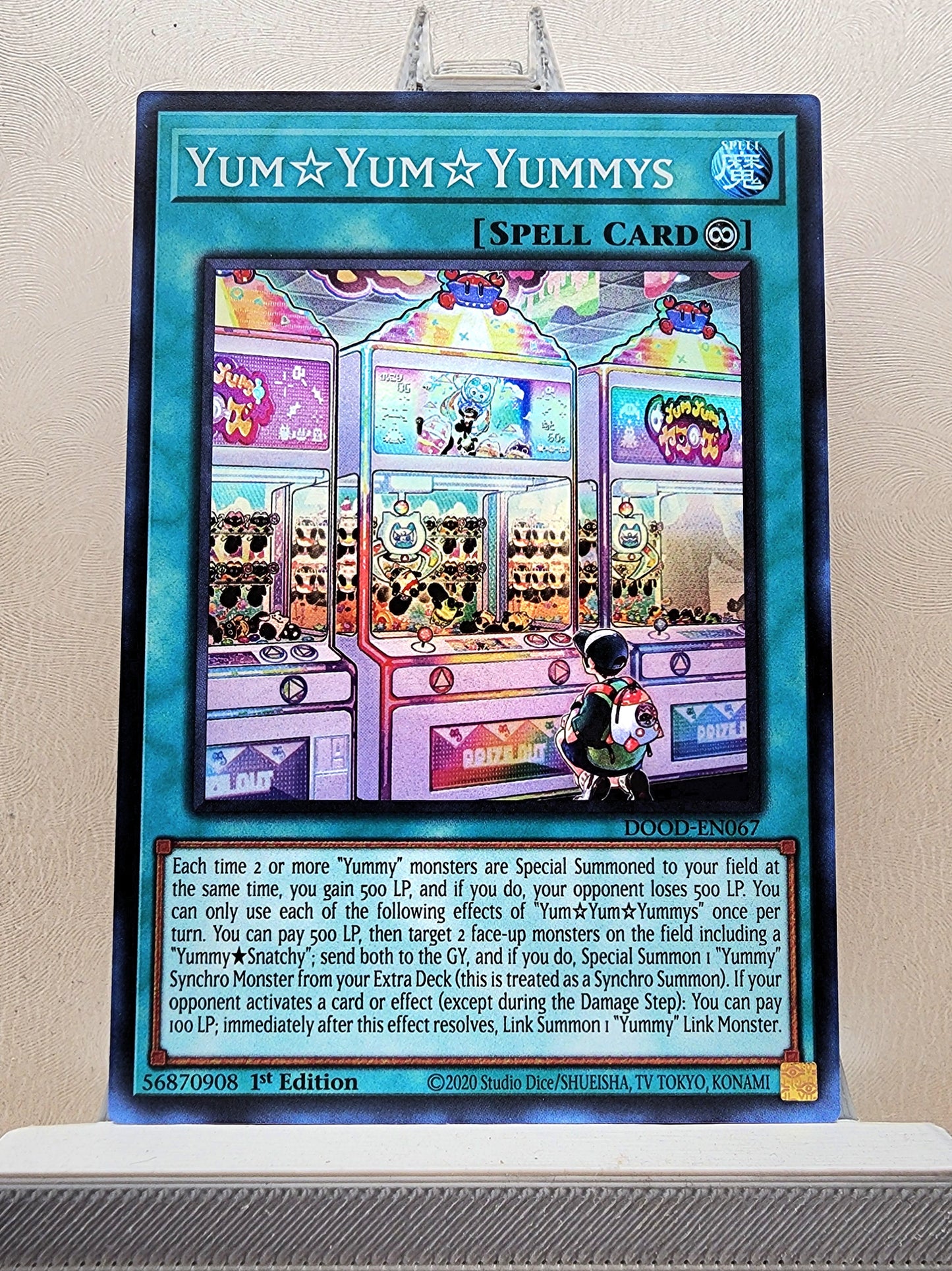 Yugioh! 1x Yum☆Yum☆Yummys (DOOD - Super Rare) 1st Edition
