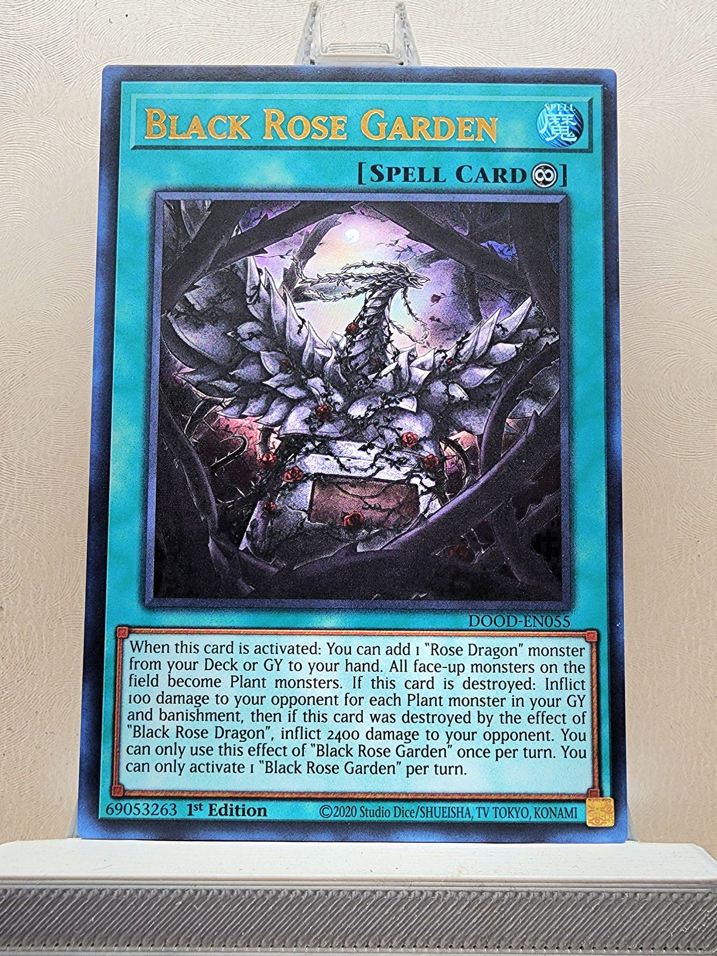 Yugioh! 1x Black Rose Garden (DOOD - Ultra Rare) 1st Edition