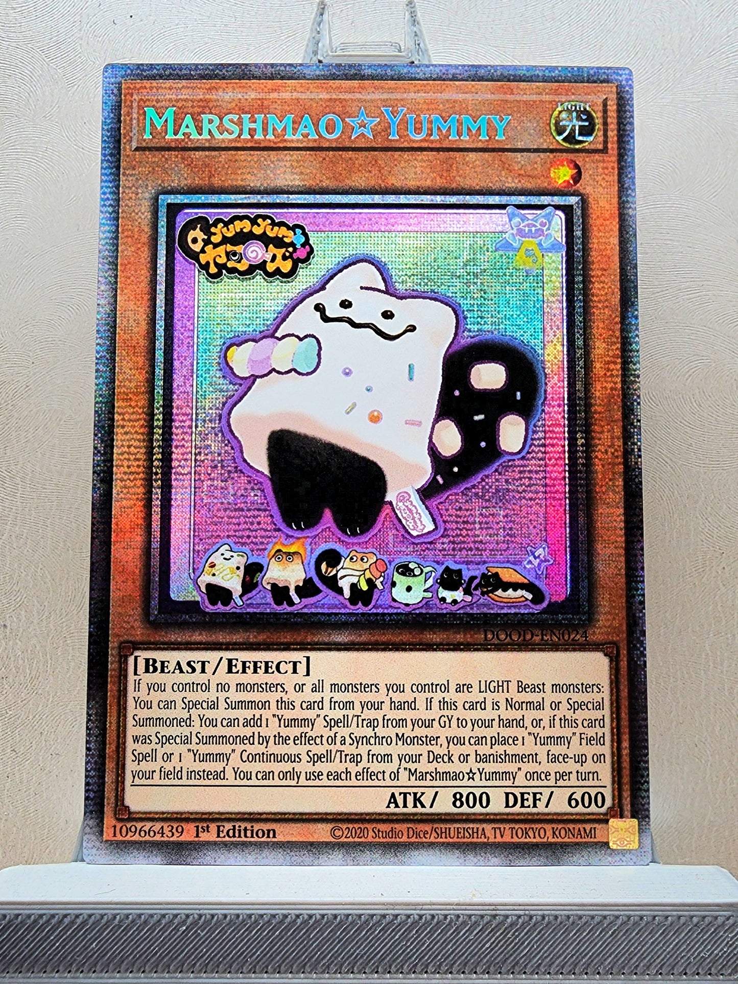 Yugioh! 1x Marshmao☆Yummy (DOOD - Starlight Rare) 1st Edition