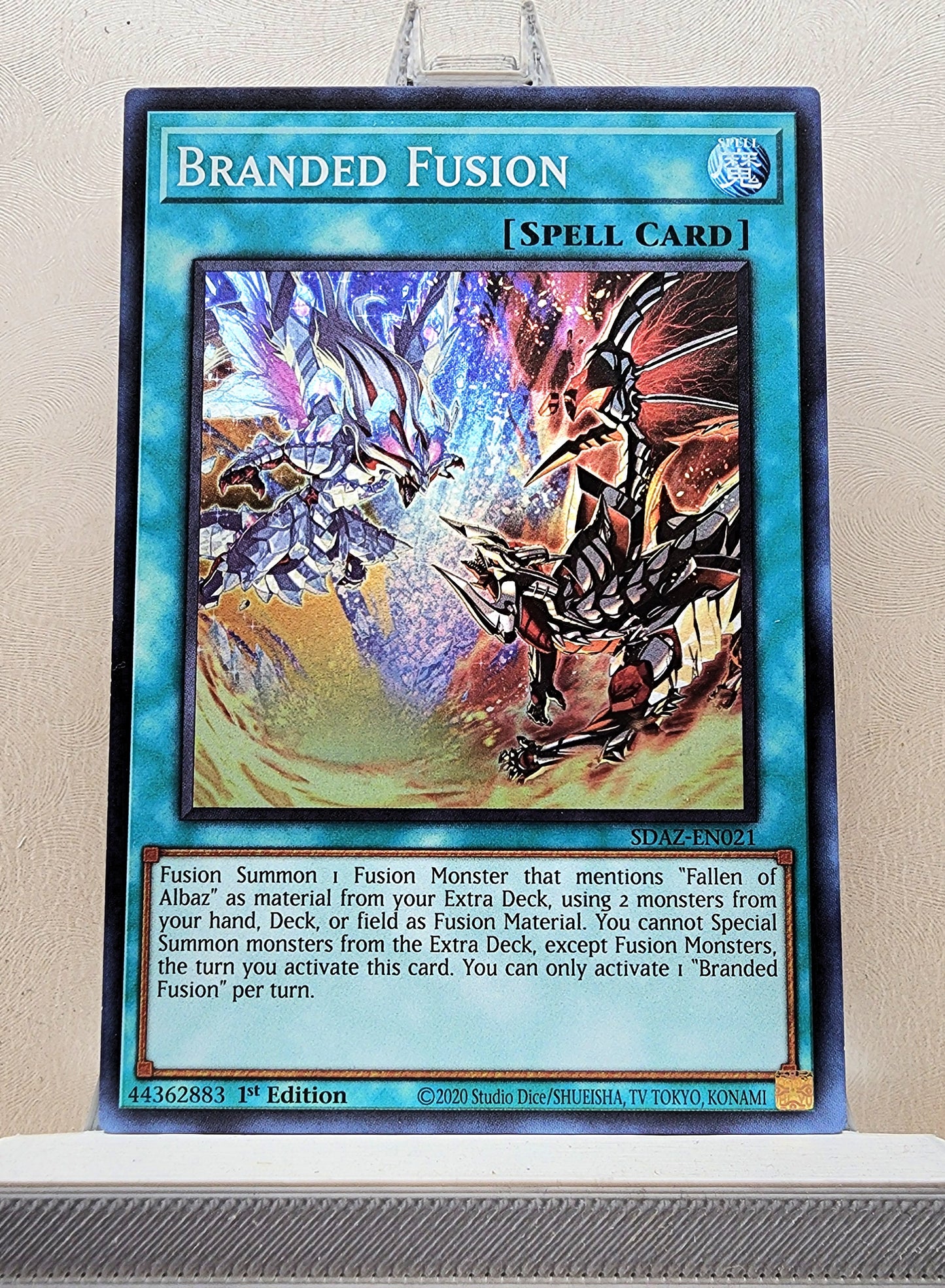 Yugioh! 1x Branded Fusion (SDAZ - Super Rare) 1st Edition