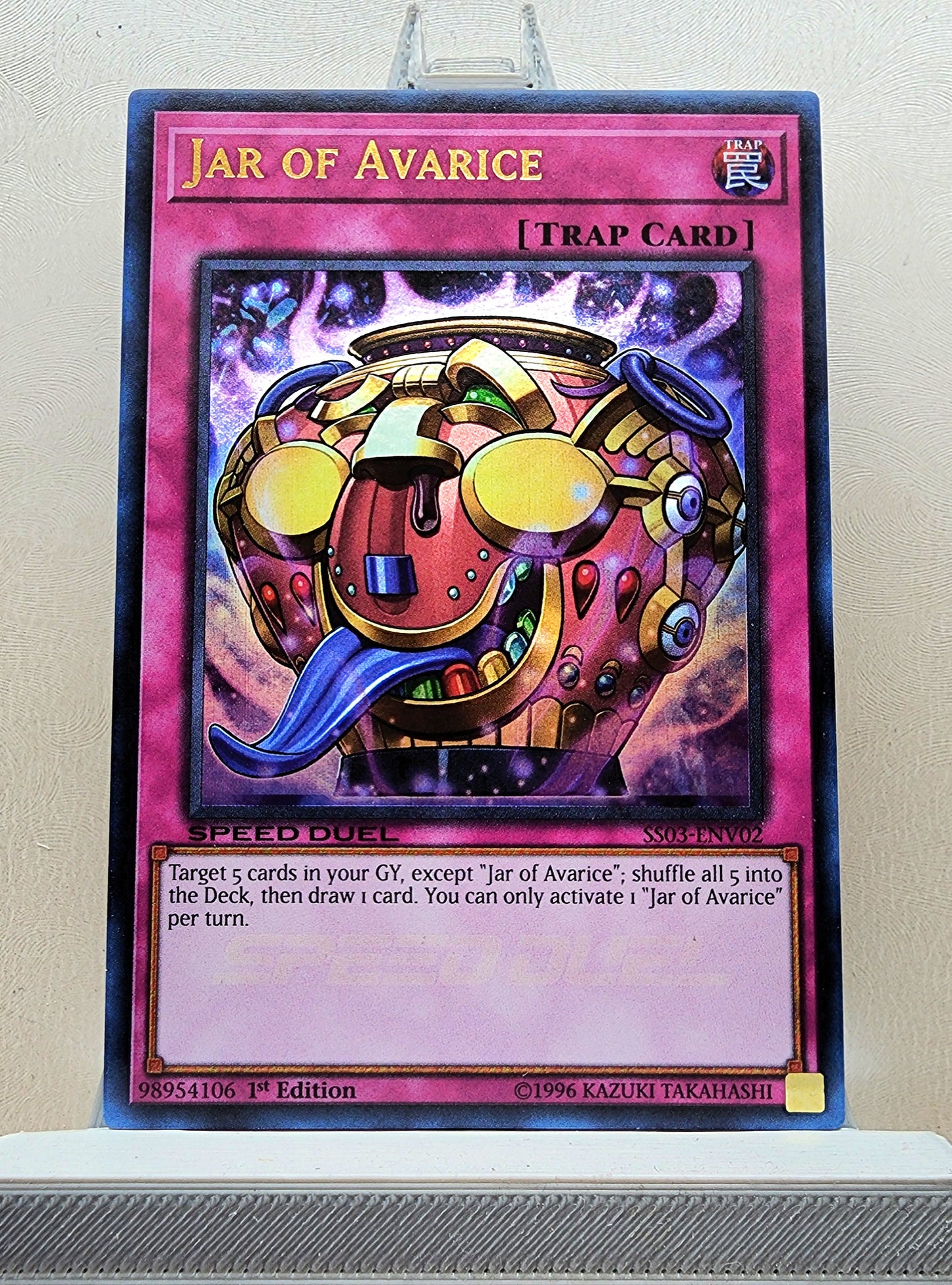 Yugioh! 1x Jar of Avarice (SS03 - Ultra Rare) 1st Edition