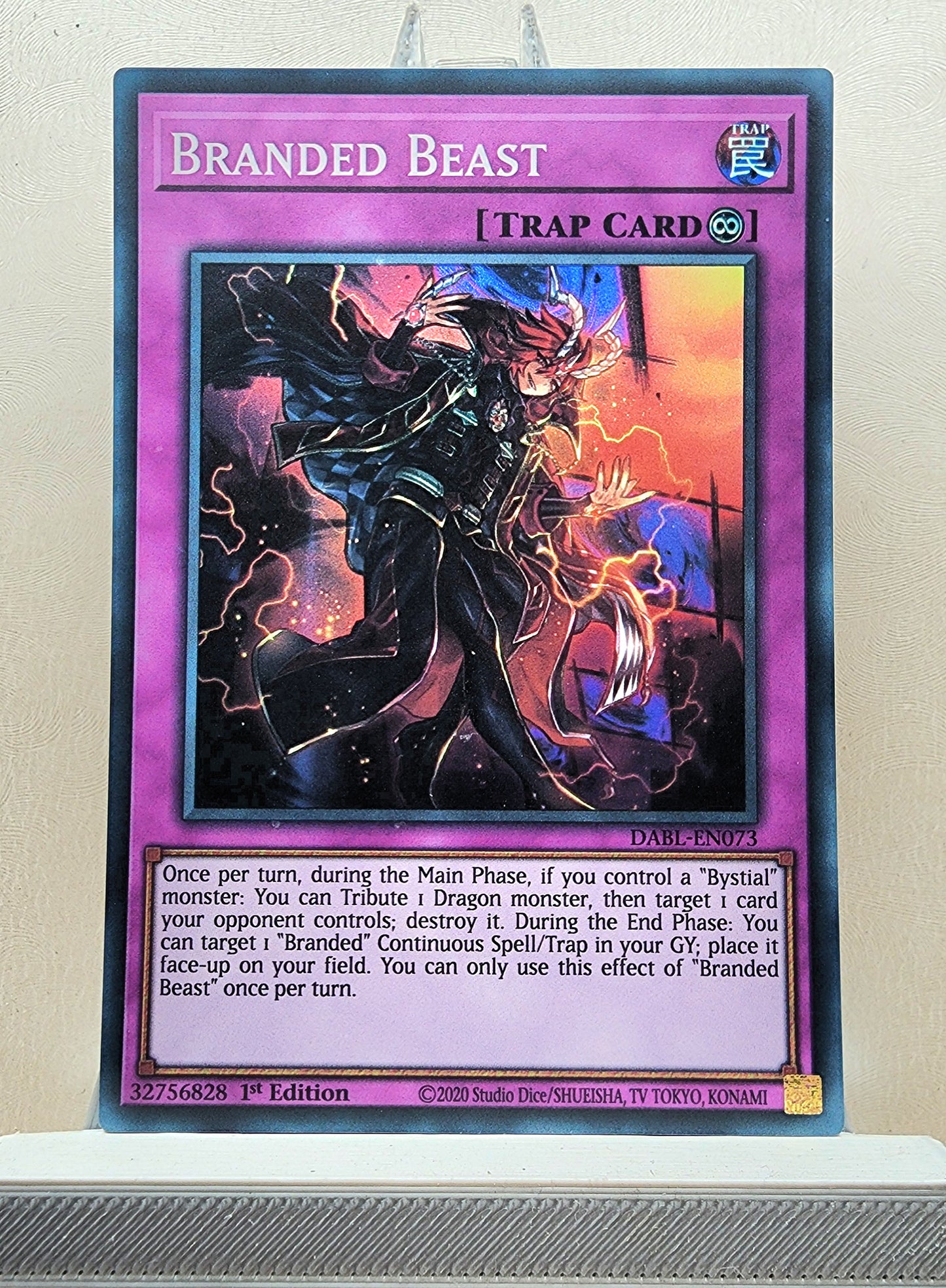 Yugioh! 1x Branded Beast (DABL - Super Rare) 1st Edition