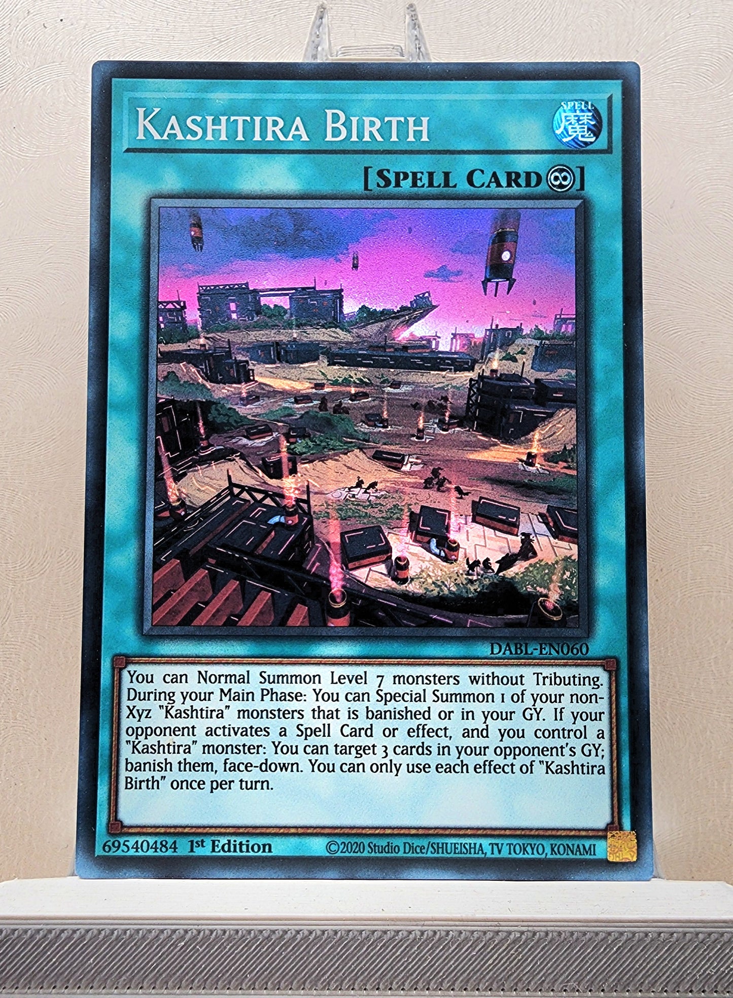 Yugioh! 1x Kashtira Birth (DABL - Super Rare) 1st Edition