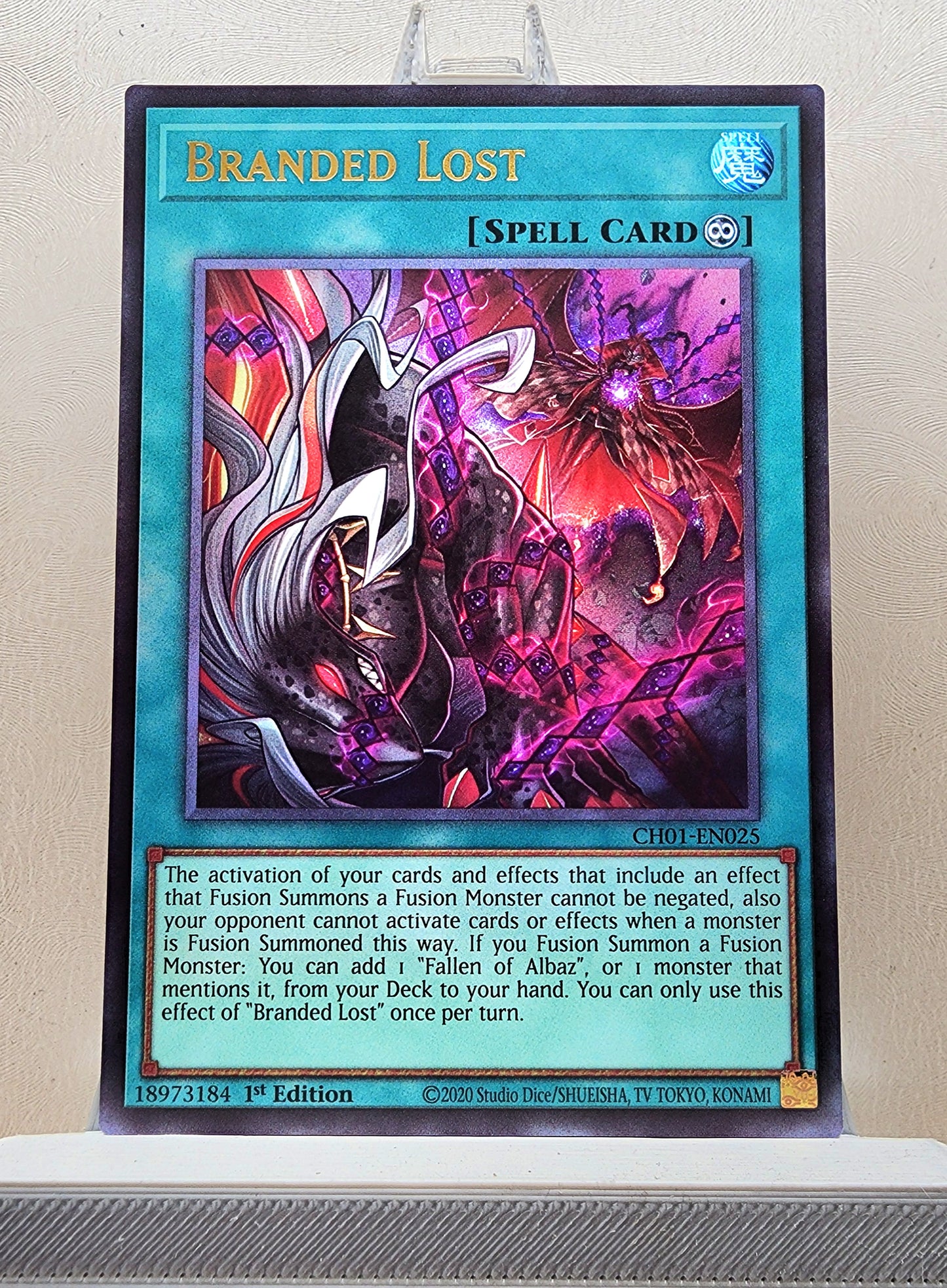 Yugioh! 1x Branded Lost (CH01 - Ultra Rare) 1st Edition