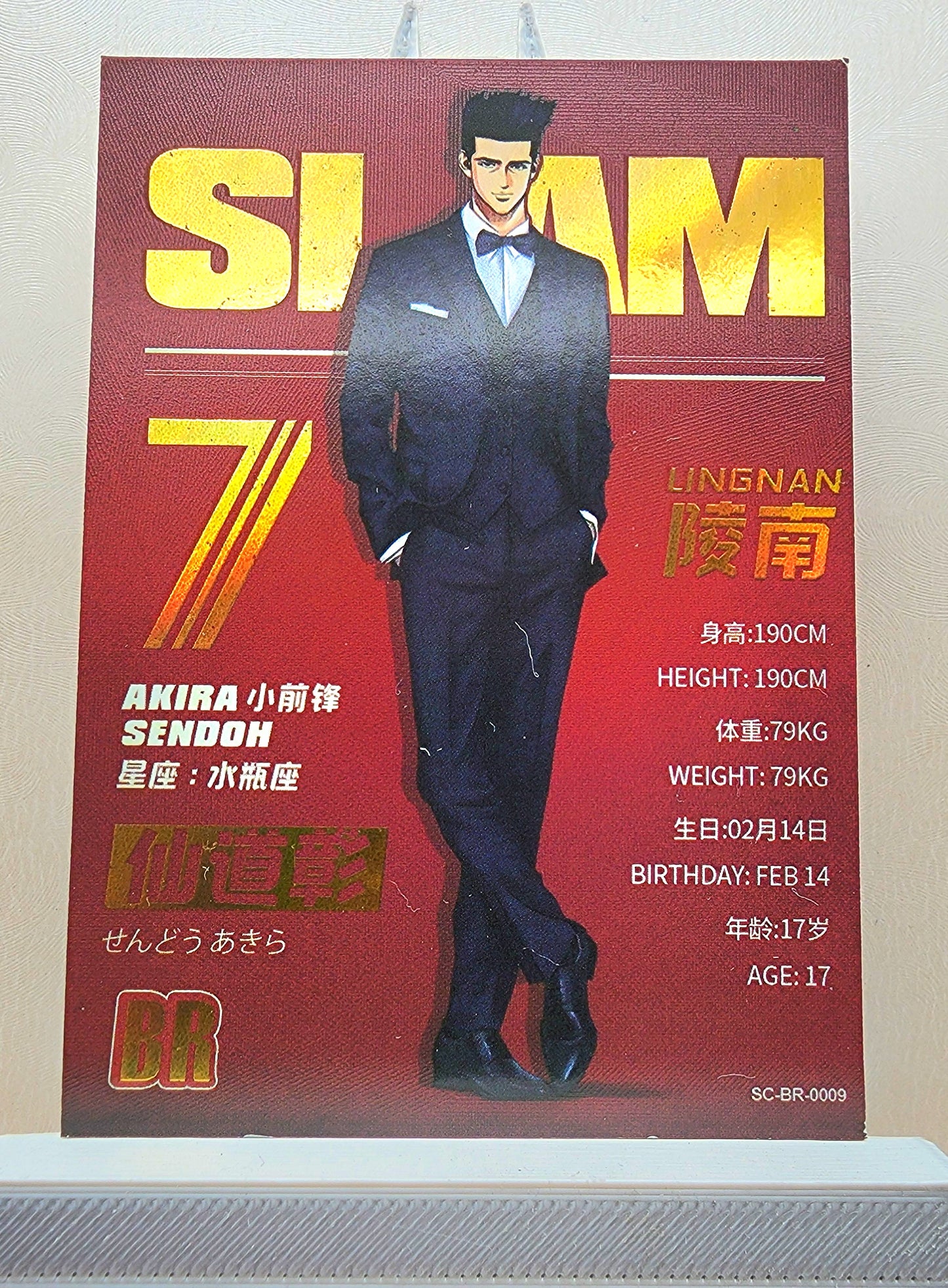 1x Akira Sendoh - BR (#009 - 2022 Slam Dunk Chinese Card)