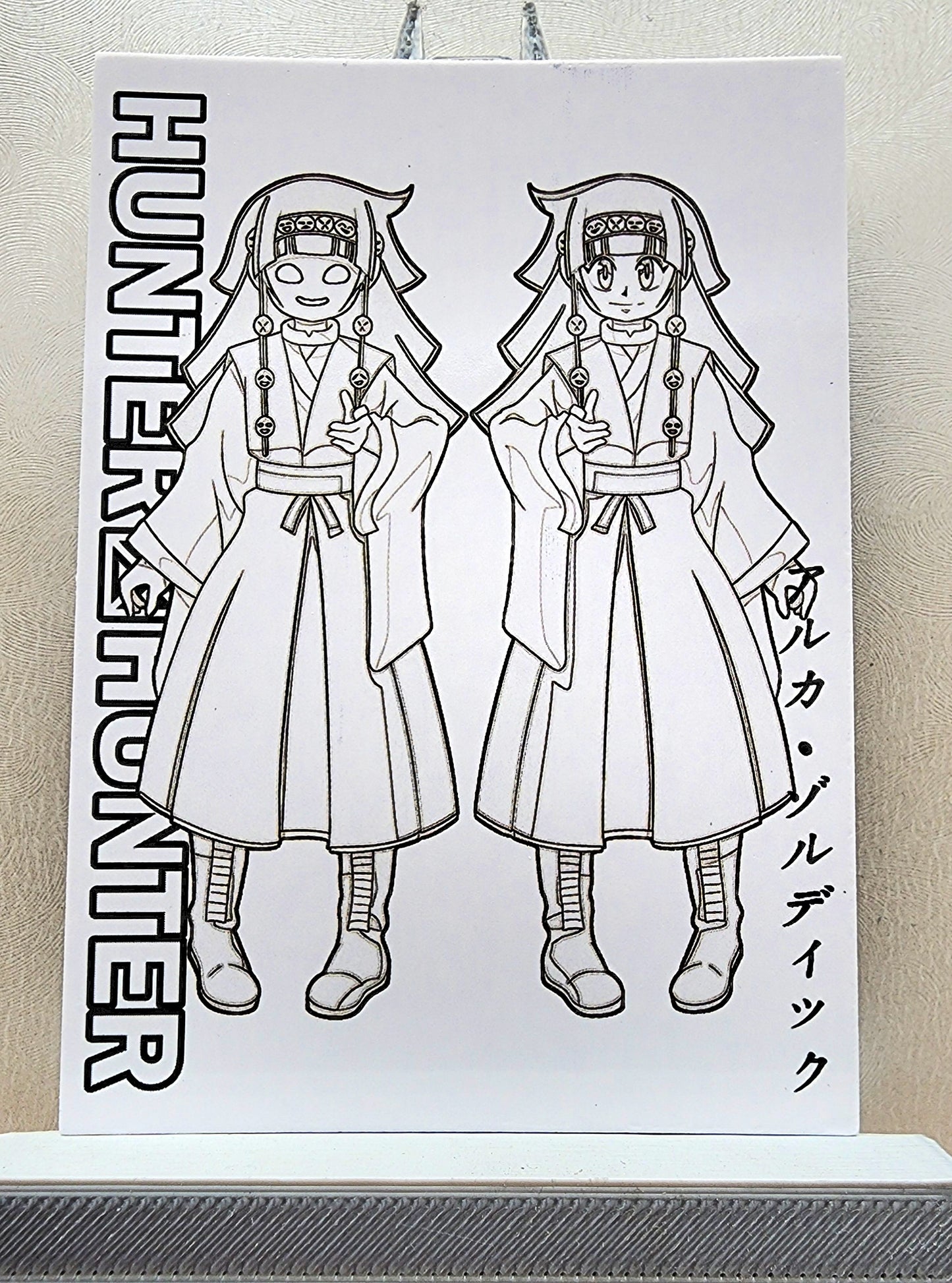 1x Biscuit Kruger & Neferpitou/Alluka - Foil (HH - 2021 Hunter X Hunter Chinese Card)