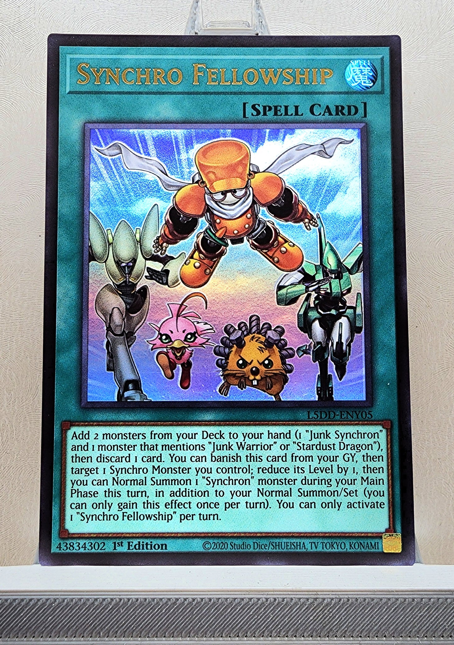 Yugioh! 1x Synchro Fellowship (L5DD - Ultra Rare) 1st Edition