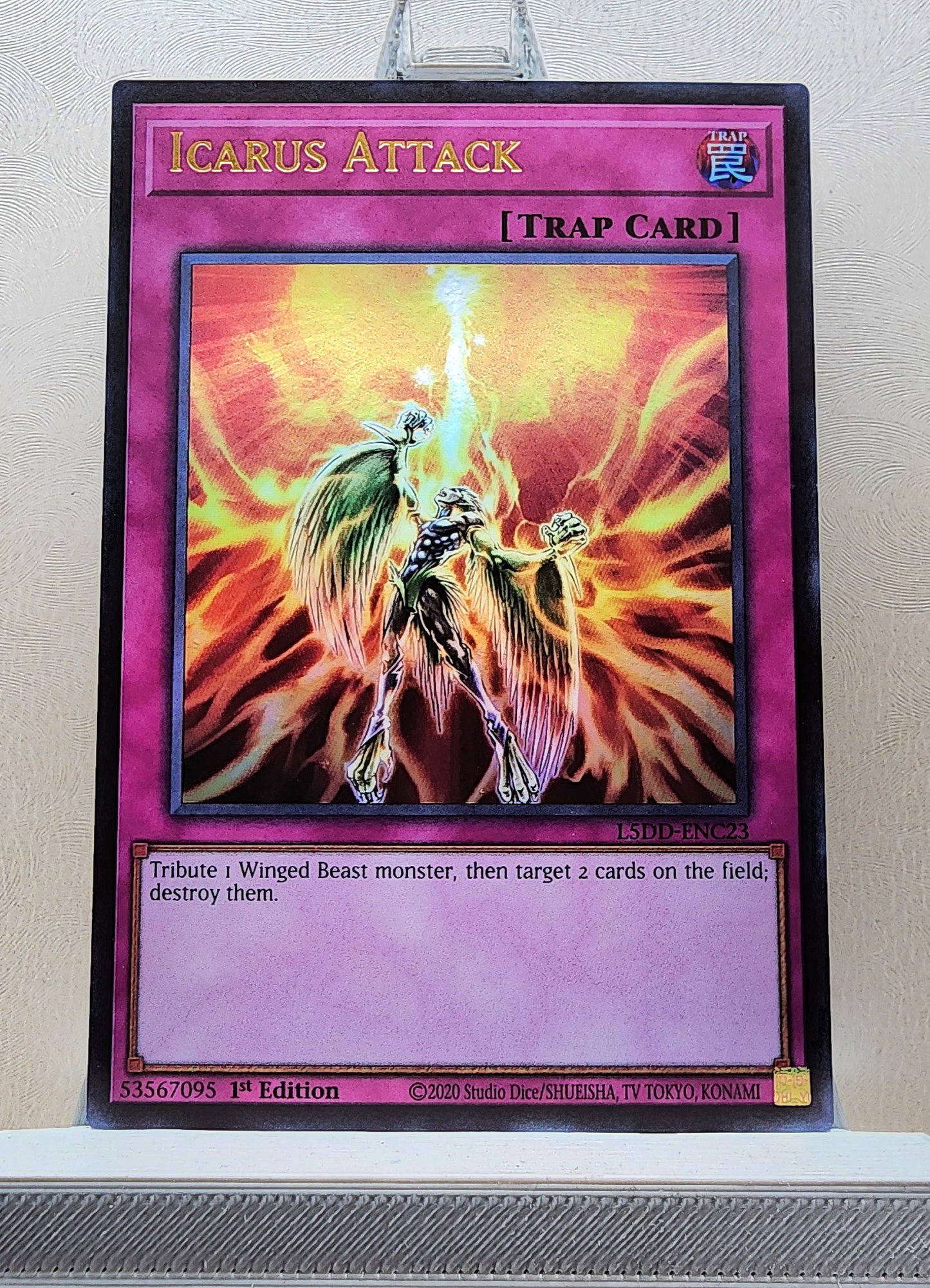 Yugioh! 1x Icarus Attack (L5DD - Ultra Rare) 1st Edition