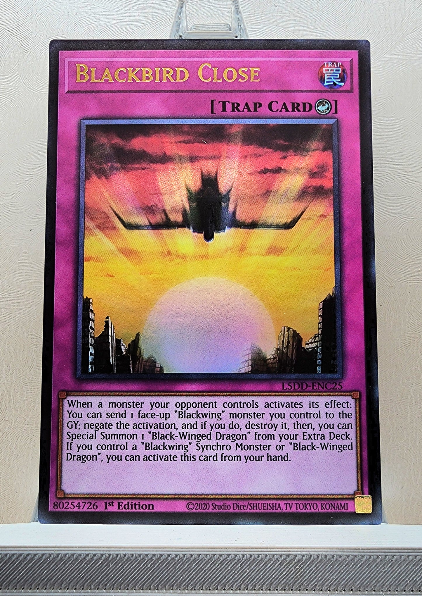 Yugioh! 1x Blackbird Close (L5DD - Ultra Rare) 1st Edition