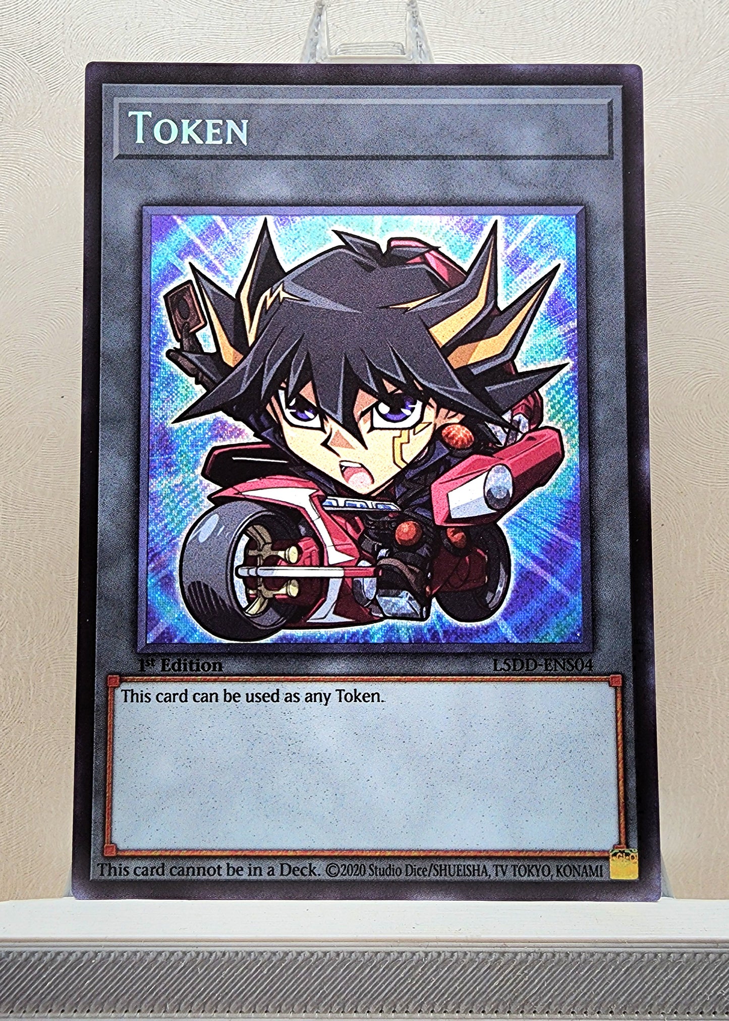 Yugioh! 1x Yusei Token Chibi Artwork (L5DD - Secret Rare) 1st Edition