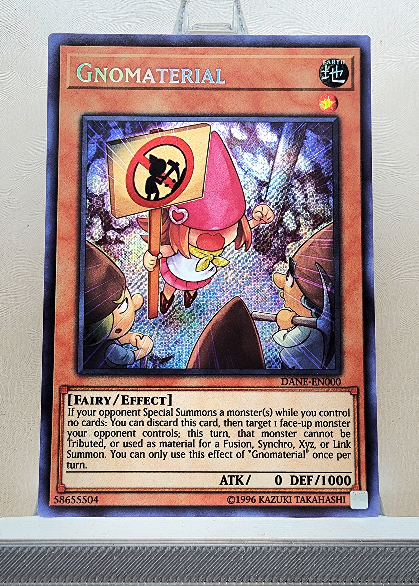 Yugioh! 1x Gnomaterial (DANE - Secret Rare) Unli Edition