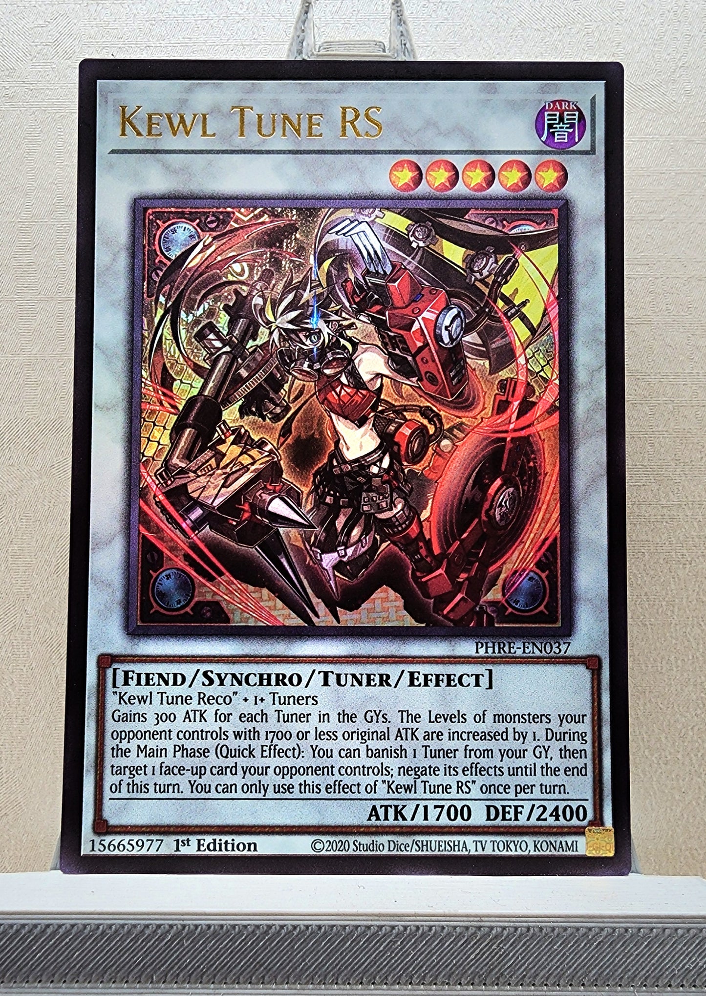 Yugioh! 1x Kewl Tune RS (PHRE - Ultra Rare) 1st Edition