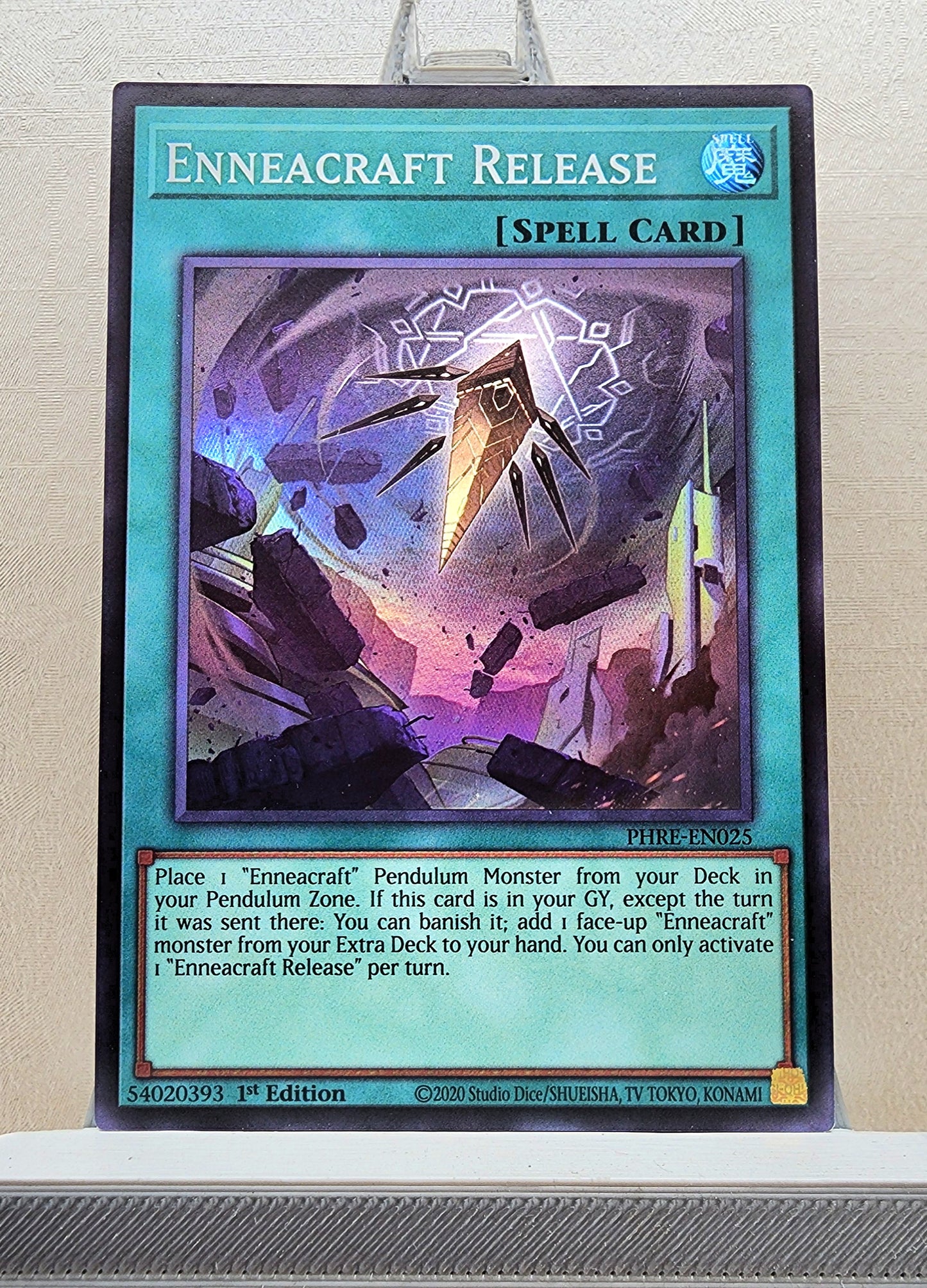 Yugioh! 1x Enneacraft Release (PHRE - Super Rare) 1st Edition