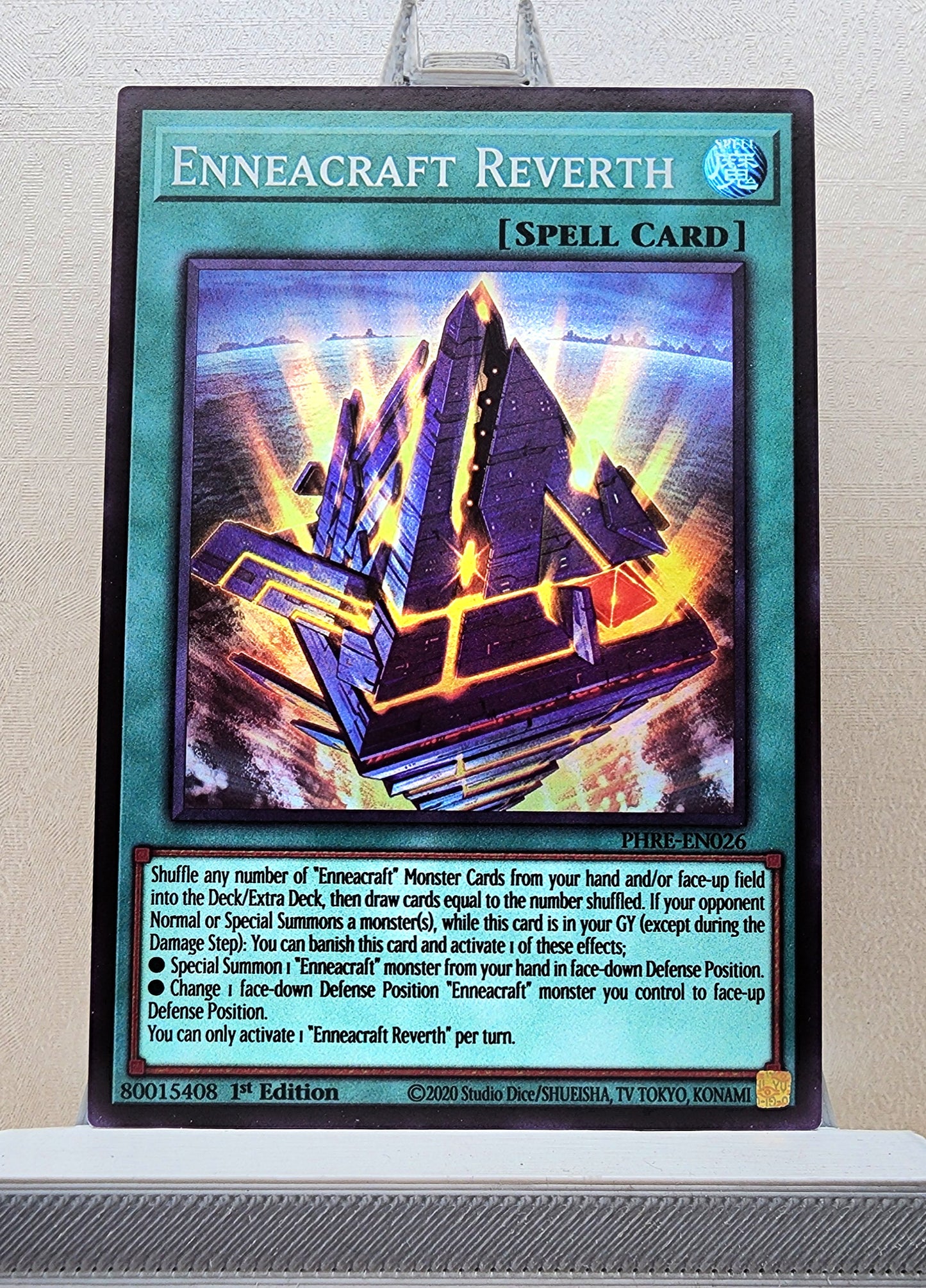 Yugioh! 1x Enneacraft Reverth (PHRE - Super Rare) 1st Edition