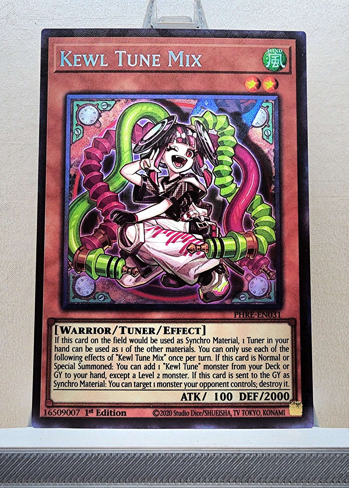 Yugioh! 1x Kewl Tune Mix (PHRE - Collectors Rare) 1st Edition