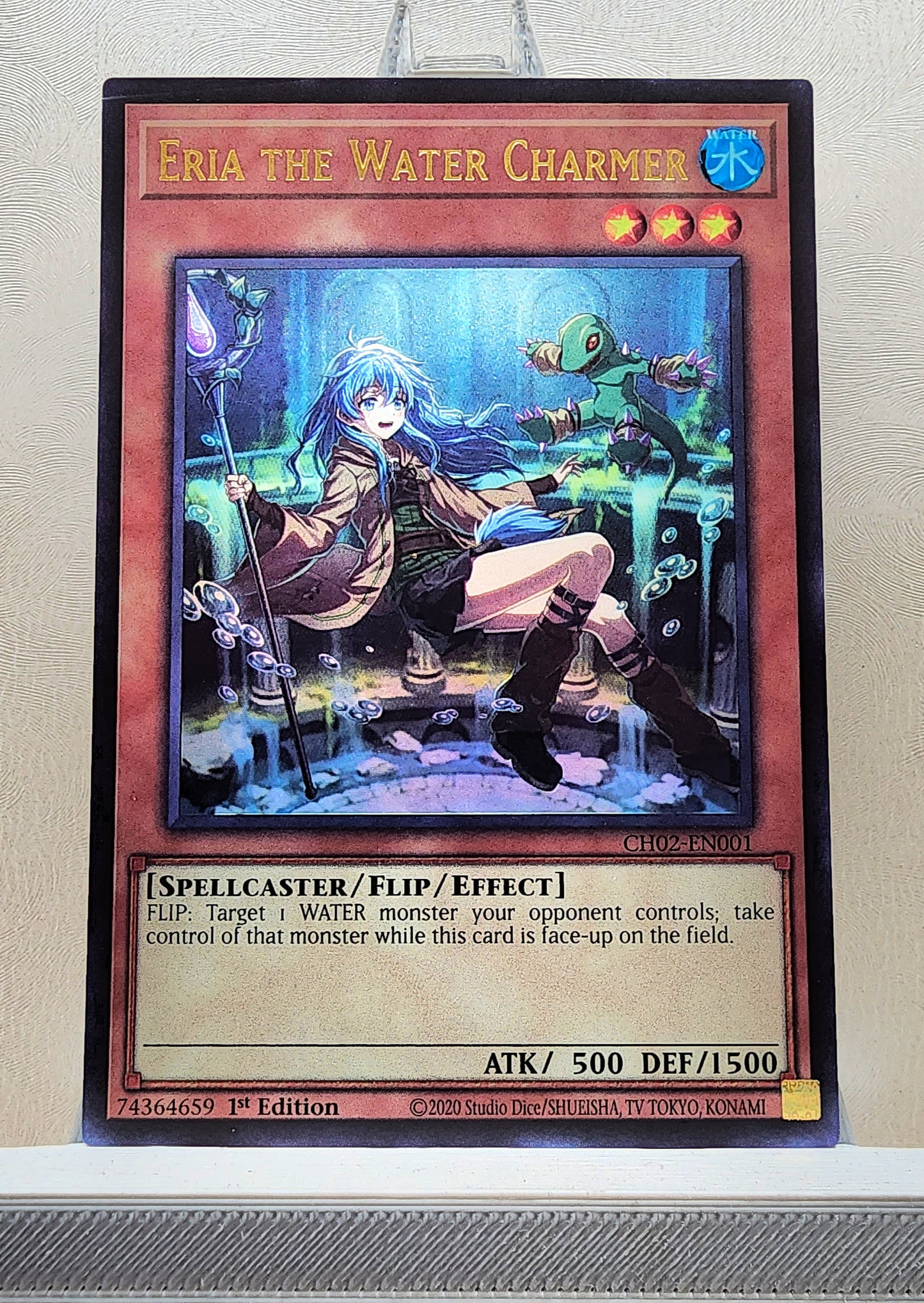 Yugioh! 1x Eria the Water Charmer (CH02 - Ultra Rare) 1st Edition