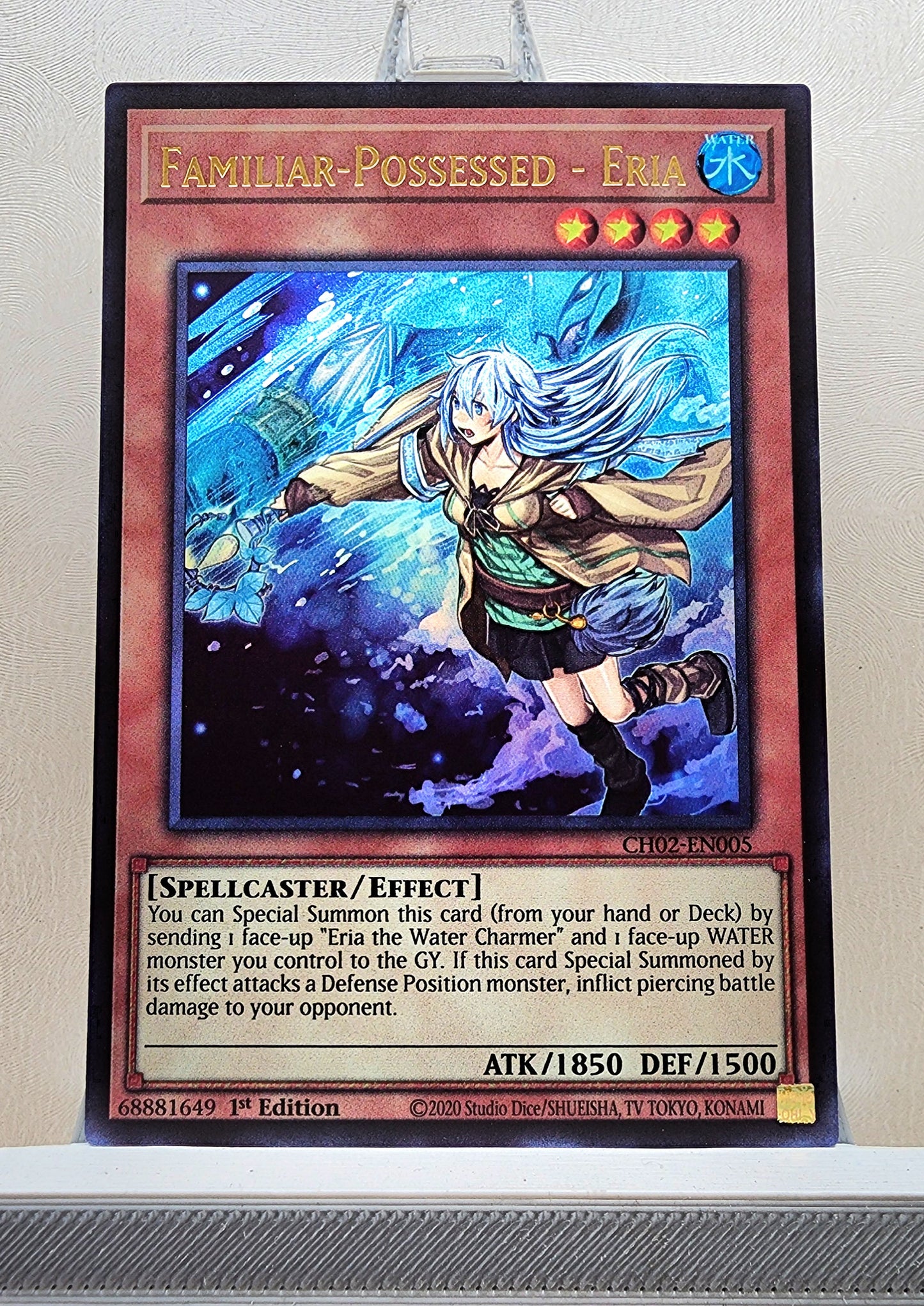Yugioh! 1x Familiar-Possessed - Eria Alt Art (CH02 - Ultra Rare) 1st Edition
