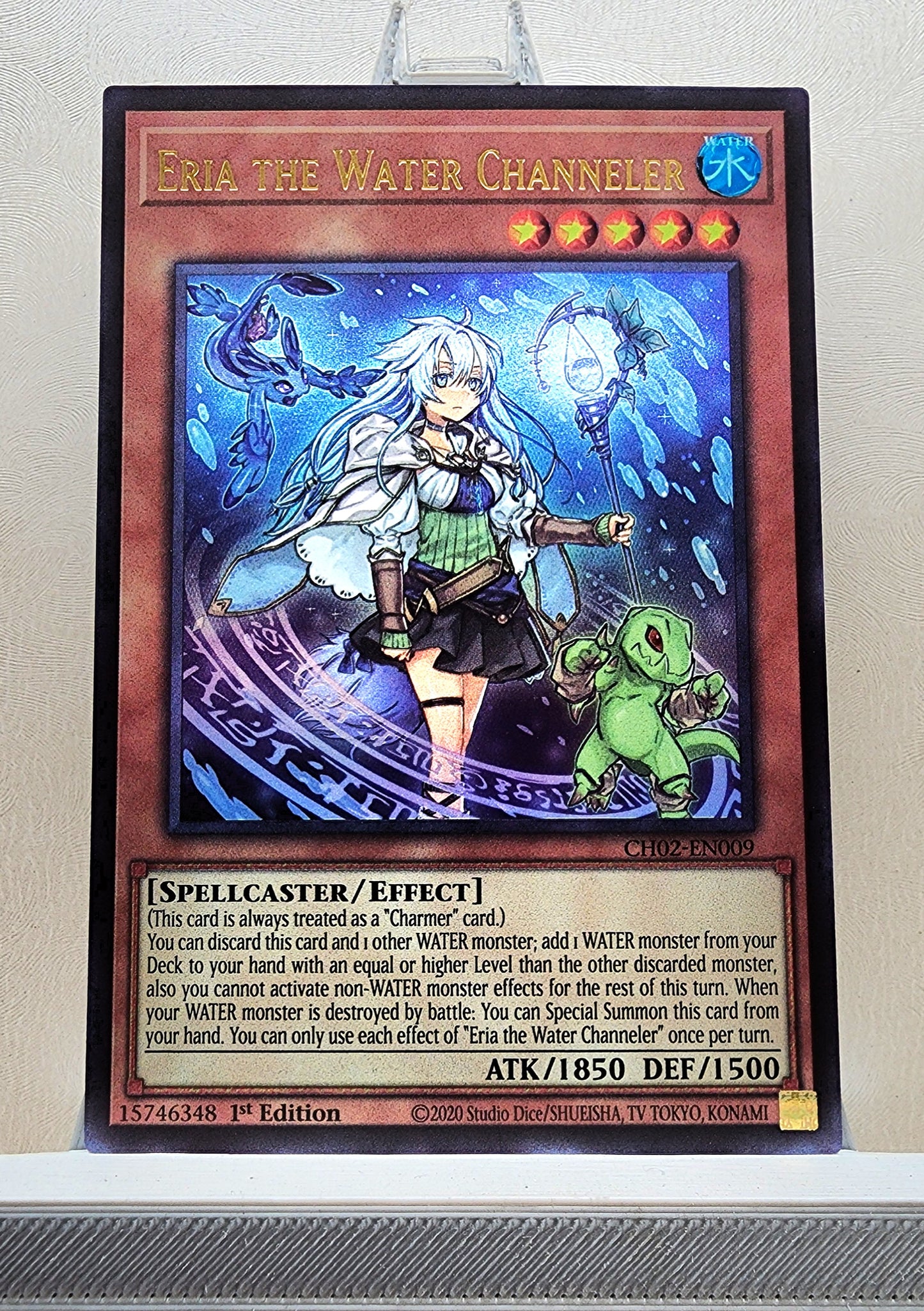 Yugioh! 1x Eria the Water Channeler (CH02 - Ultra Rare) 1st Edition