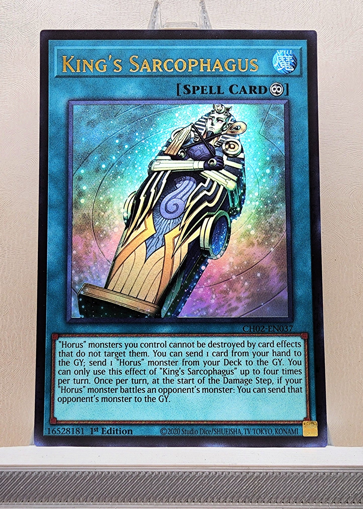 Yugioh! 1x King's Sarcophagus (CH02 - Ultra Rare) 1st Edition