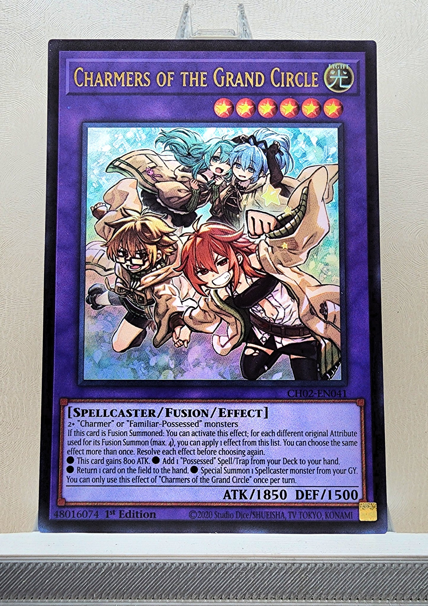 Yugioh! 1x Charmers of the Grand Circle (CH02 - Ultra Rare) 1st Edition