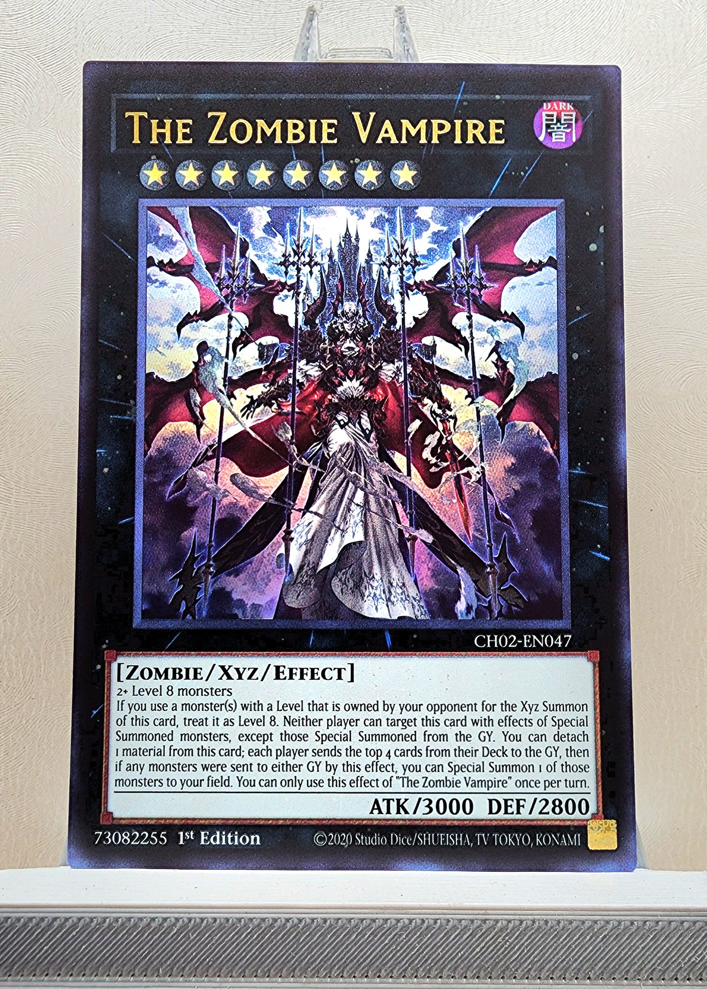 Yugioh! 1x The Zombie Vampire (CH02 - Ultra Rare) 1st Edition