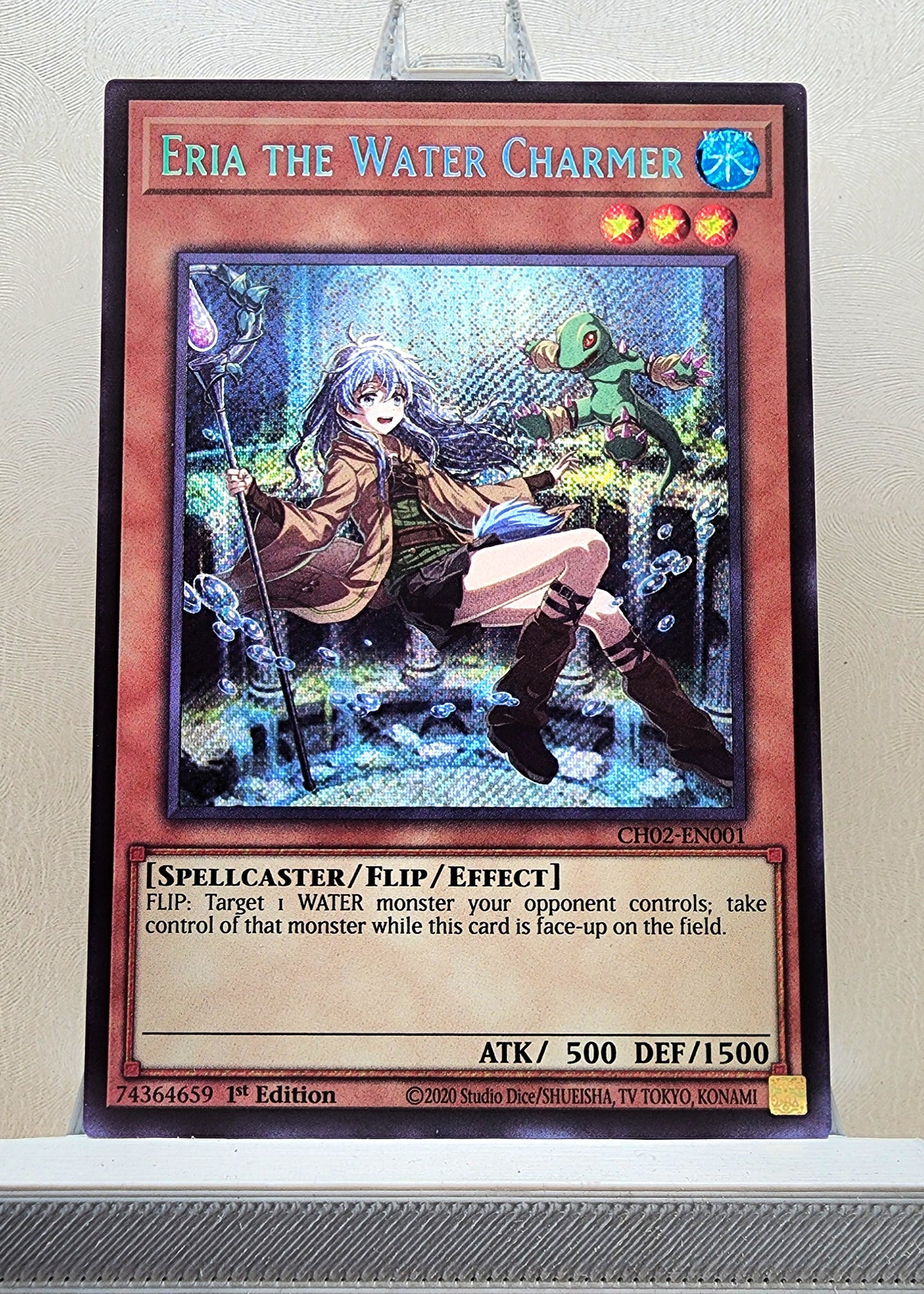 Yugioh! 1x Eria the Water Charmer (CH02 - Secret Rare) 1st Edition