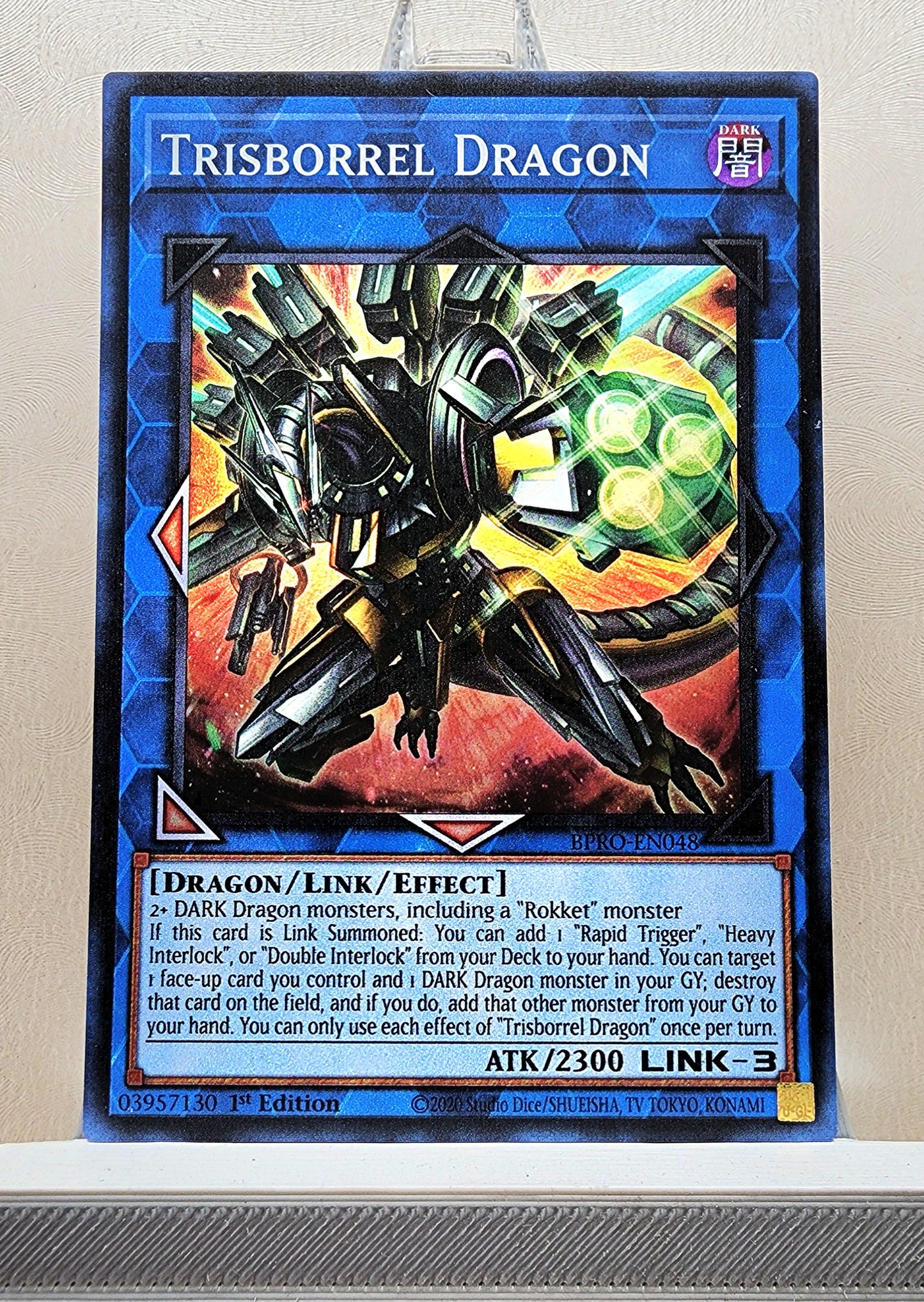 Yugioh! 1x Trisborrel Dragon (BPRO - Super Rare) 1st Edition