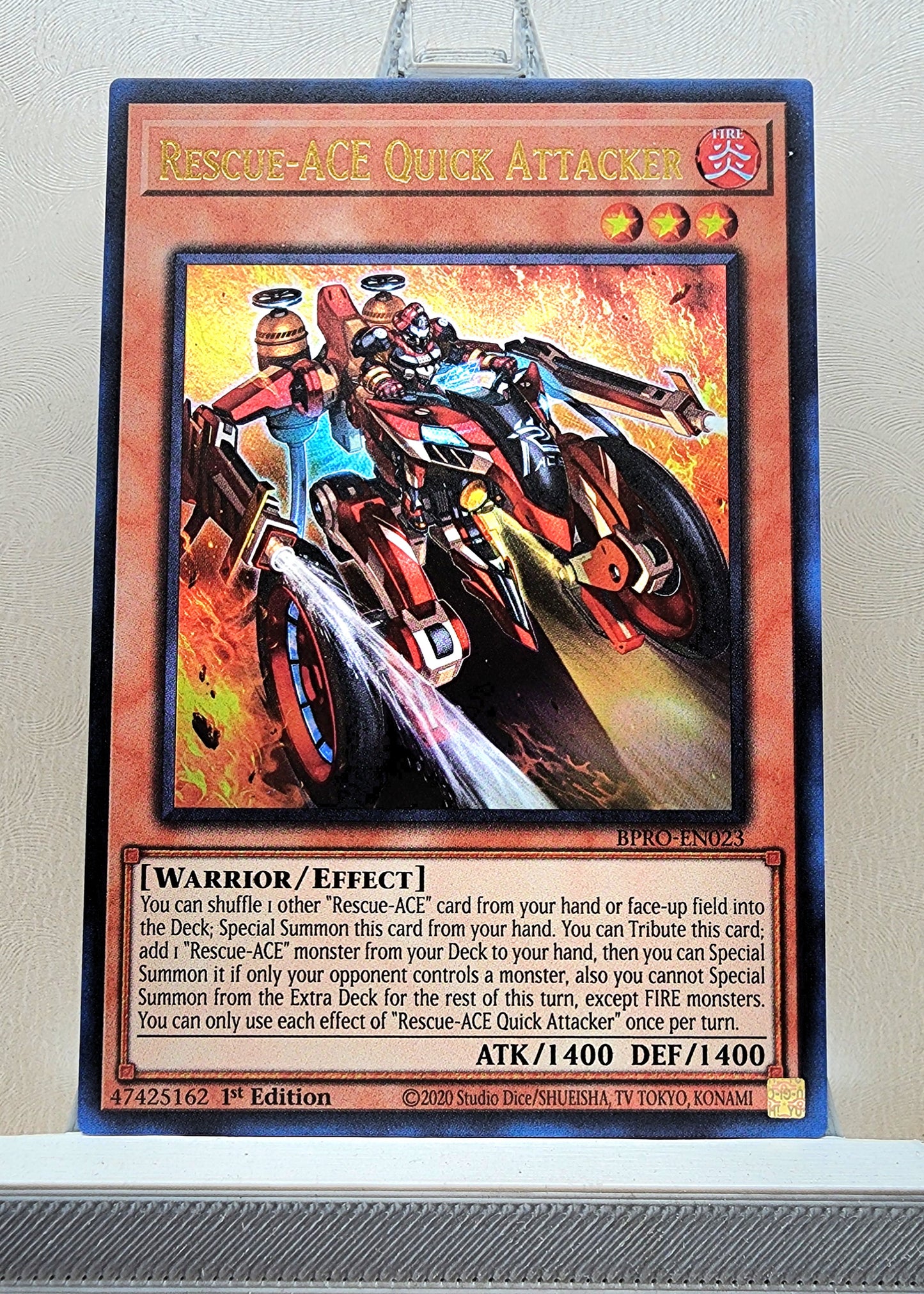 Yugioh! 1x Rescue-ACE Quick Attacker (BPRO - Ultra Rare) 1st Edition