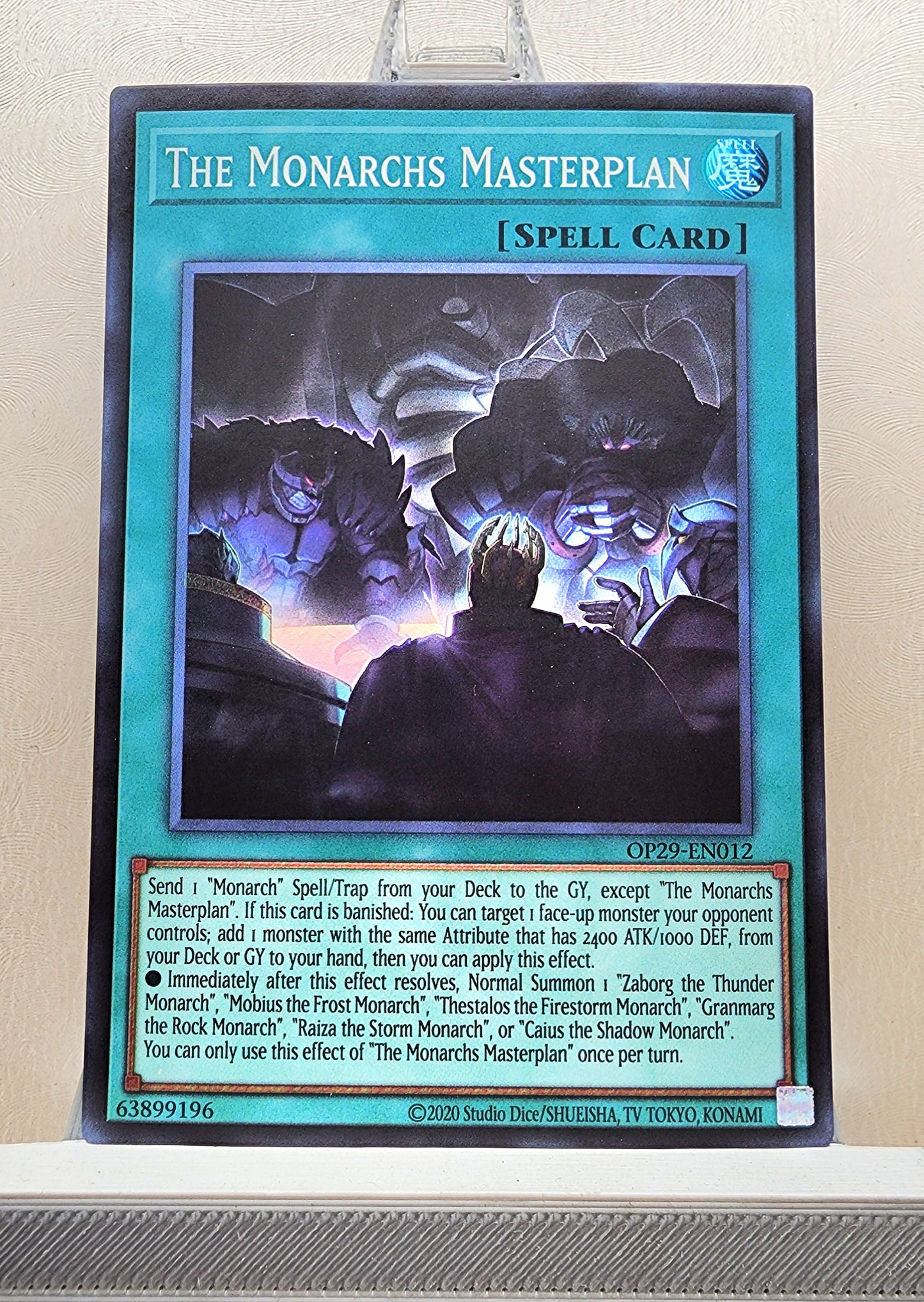 Yugioh! 1x The Monarchs Masterplan (OP29 - Super Rare) Unli Edition