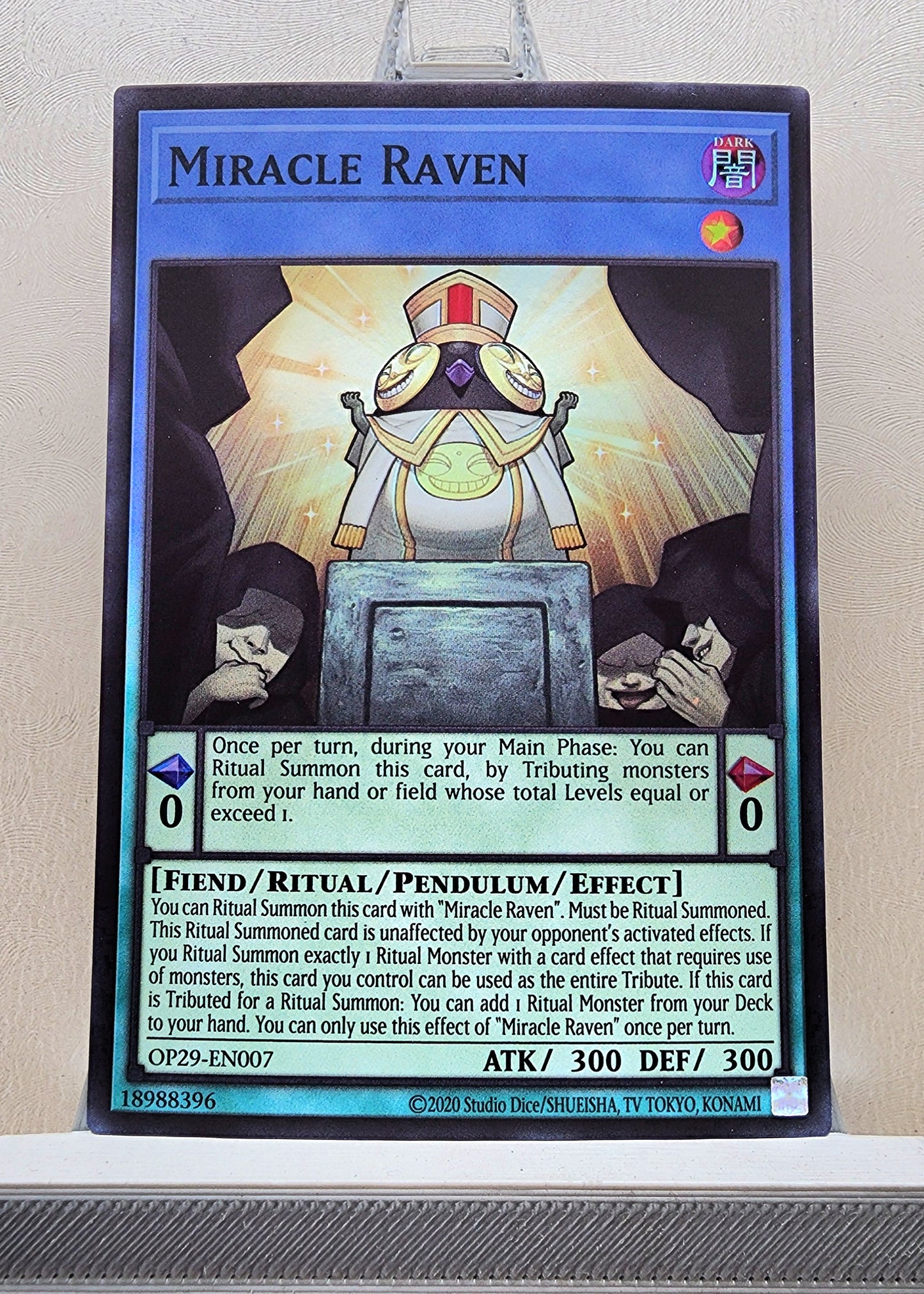 Yugioh! 1x Miracle Raven (OP29 - Super Rare) Unli Edition