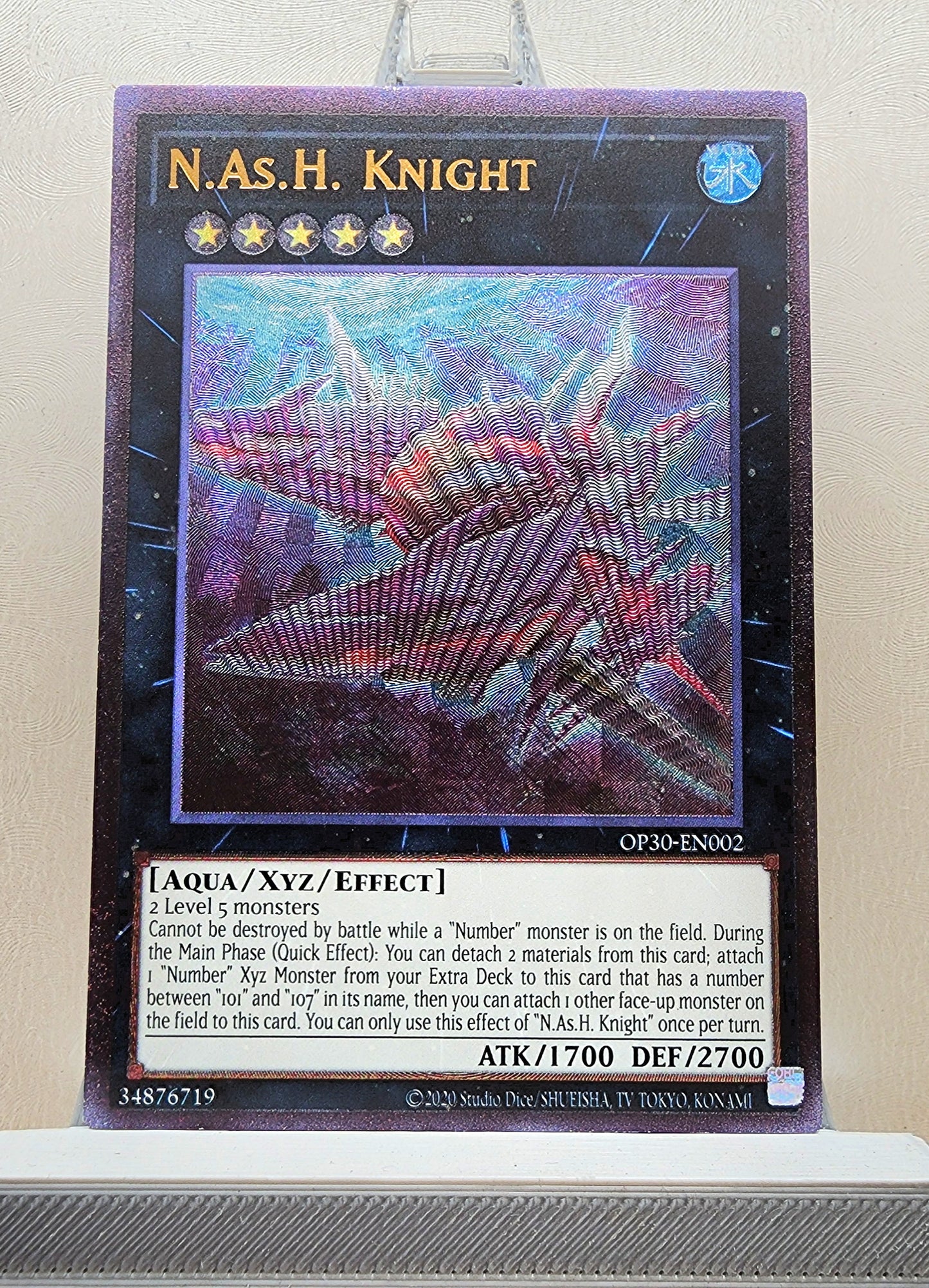 Yugioh! 1x N.As.H. Knight (OP30 - Ultimate Rare) Unli Edition