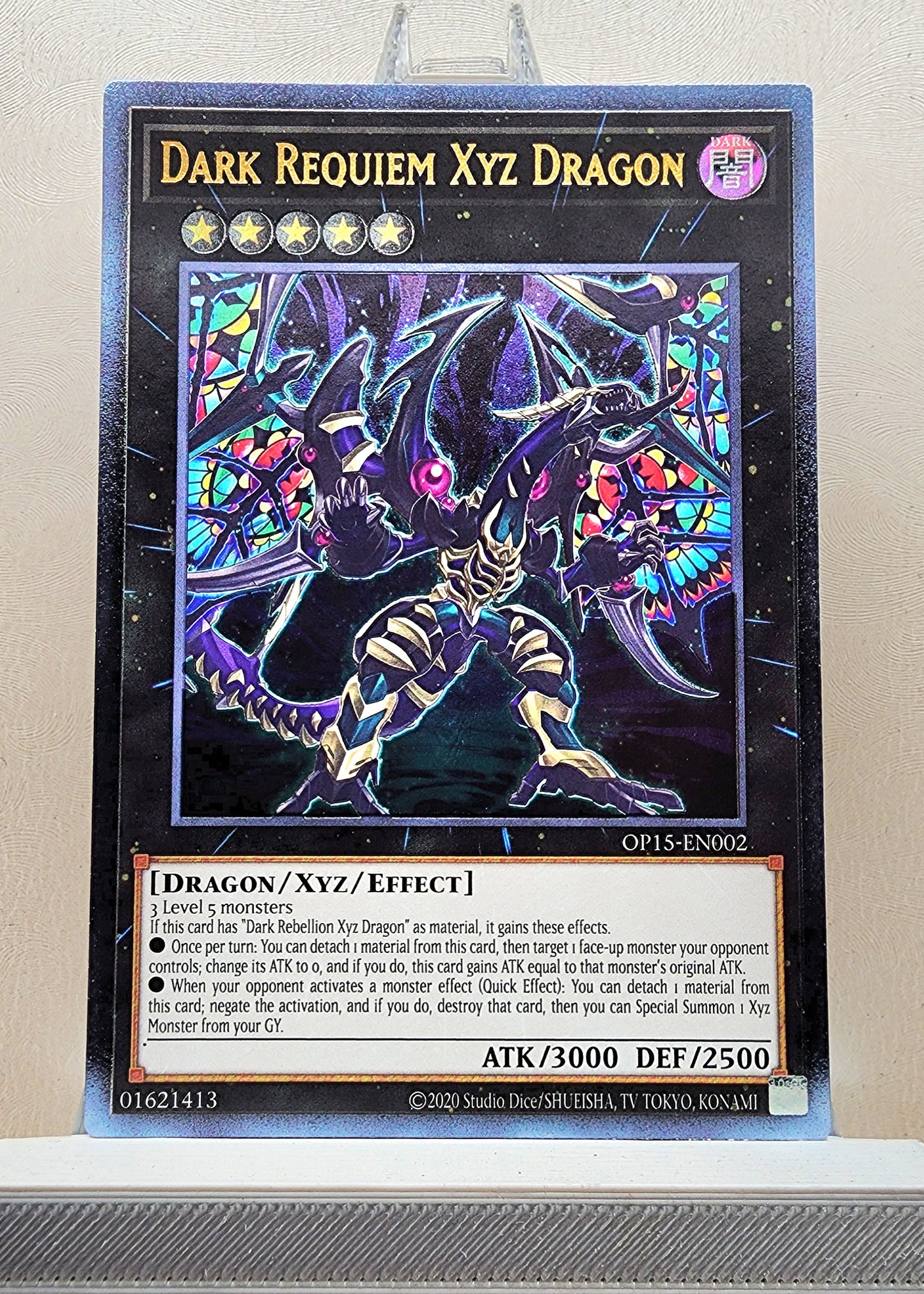 Yugioh! 1x Dark Requiem Xyz Dragon (OP15 - Ultimate Rare) Unli Edition