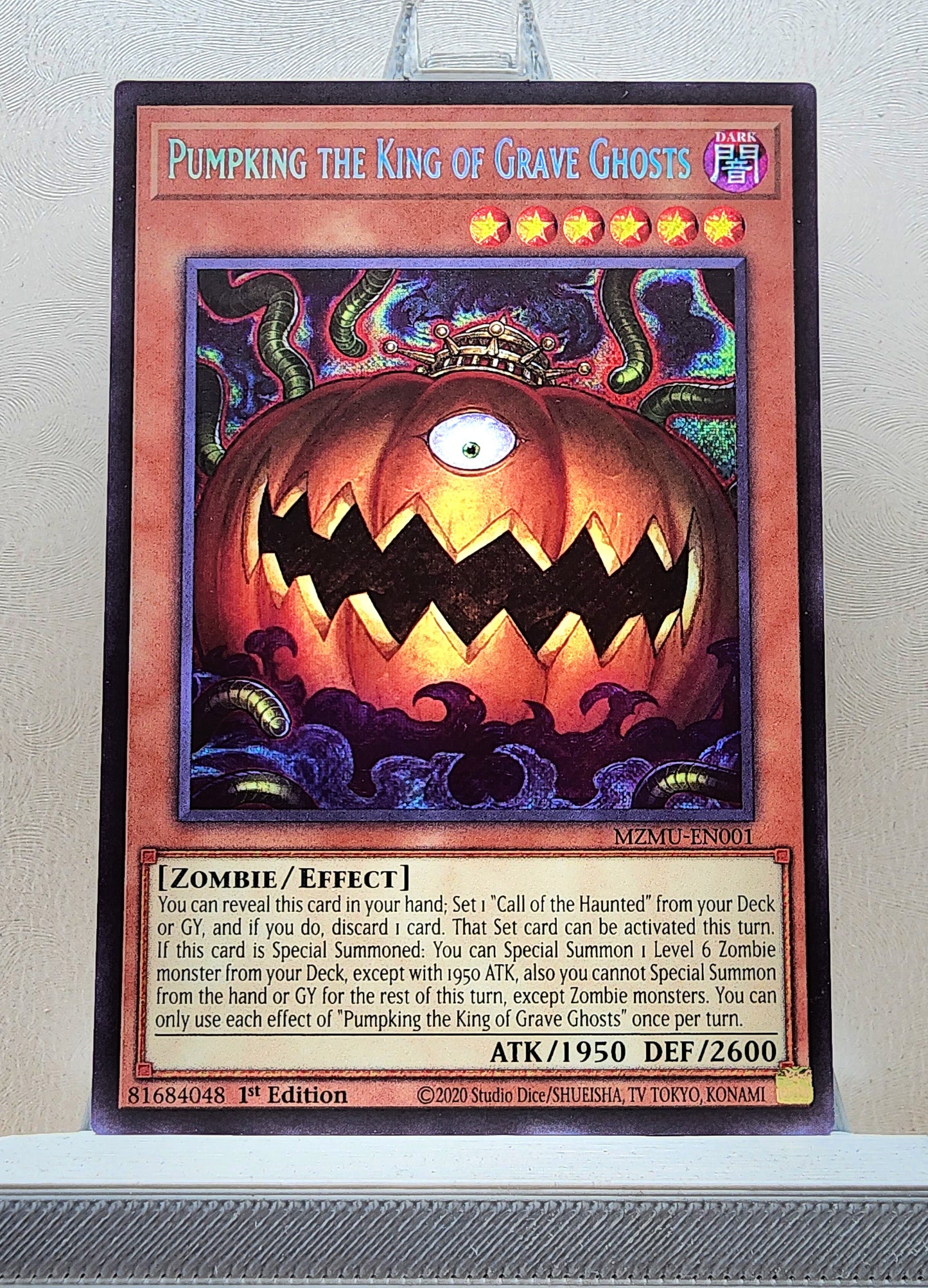 Yugioh! 1x Pumpking the King of Grave Ghosts (MZMU - Secret Rare) 1st Edition