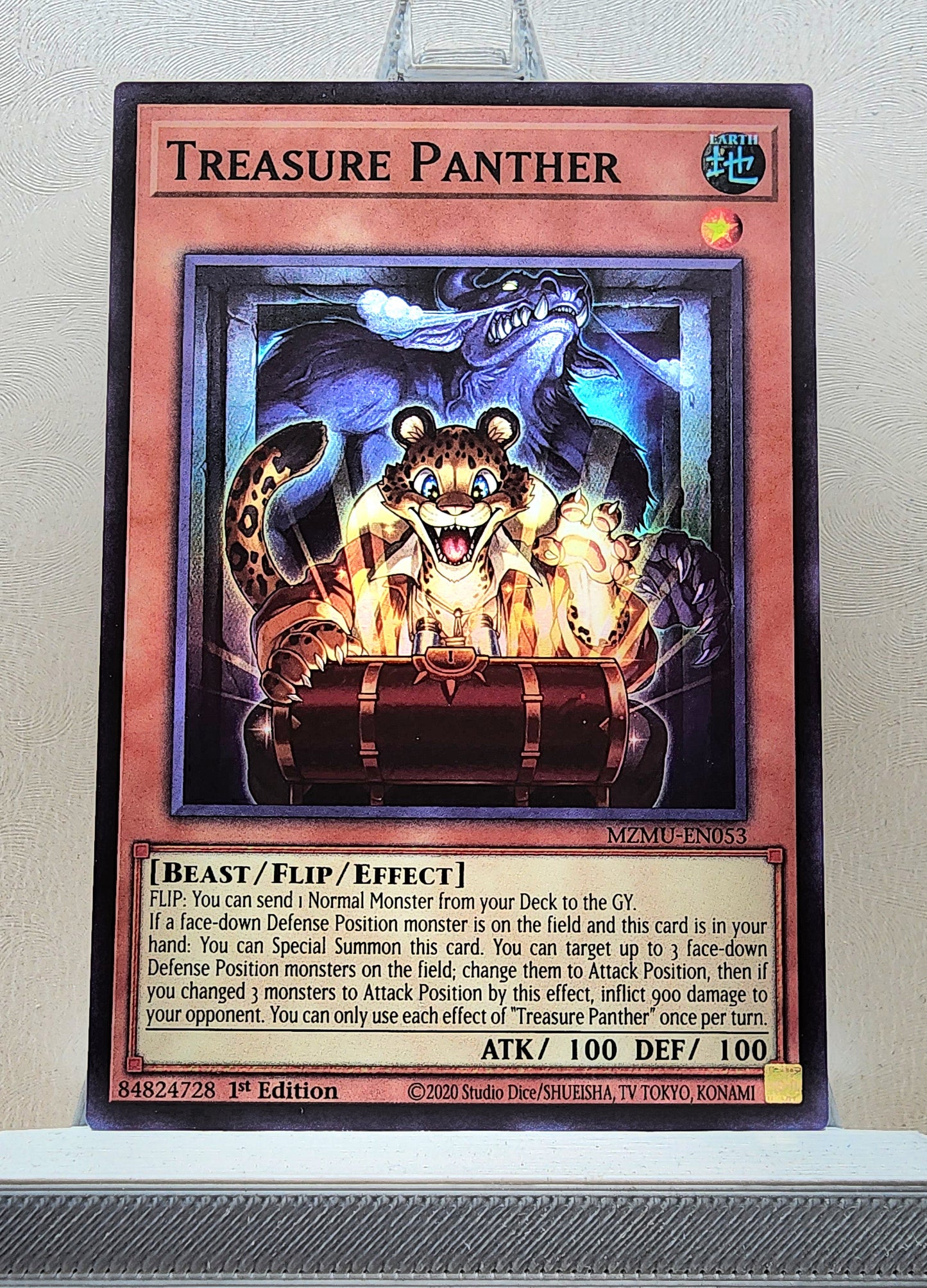 Yugioh! 1x Treasure Panther (MZMU - Super Rare) 1st Edition