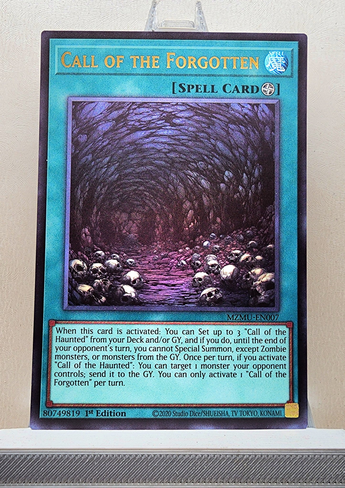 Yugioh! 1x Call of the Forgotten (MZMU - Ultra Rare) 1st Edition