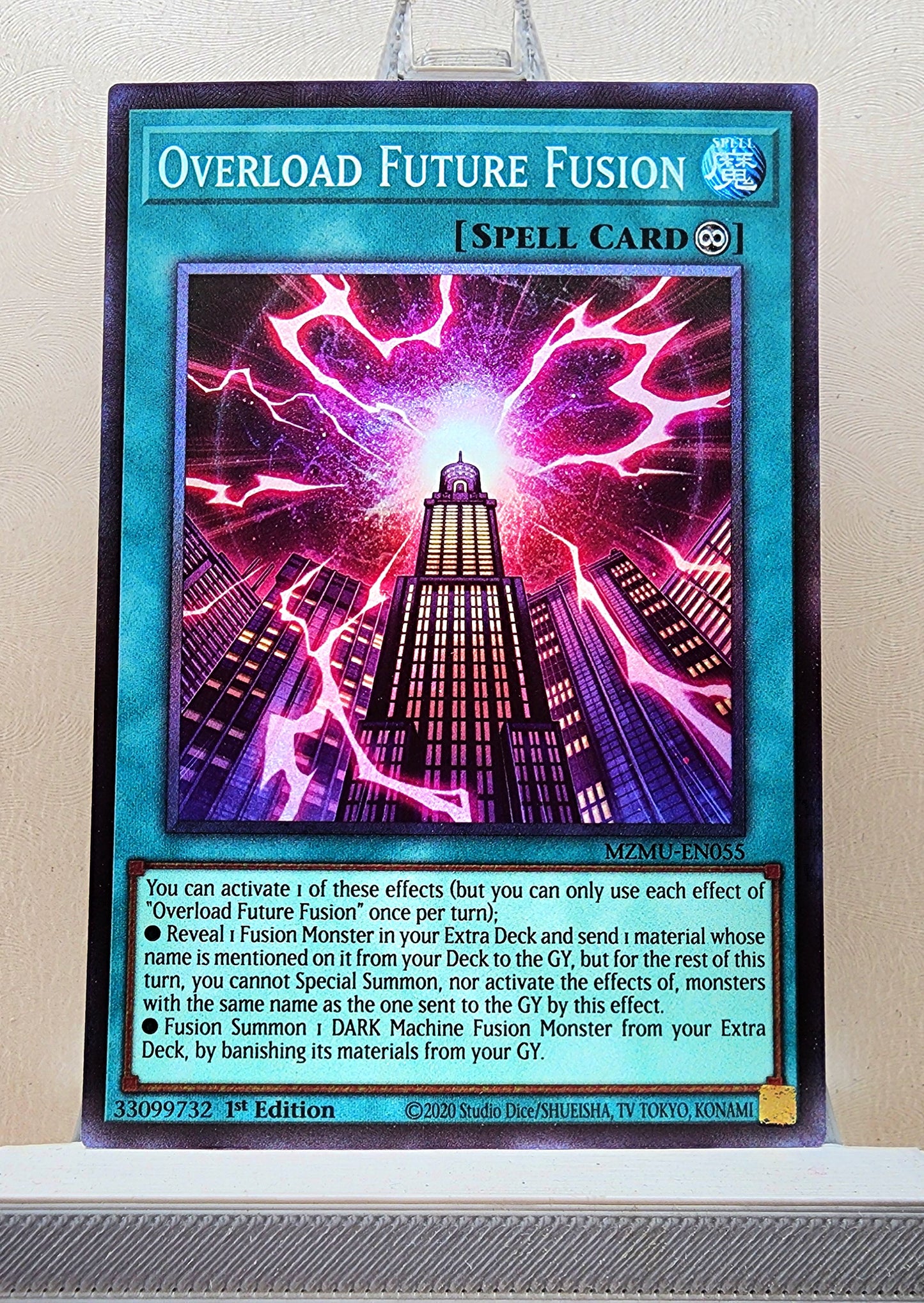 Yugioh! 1x Overload Future Fusion (MZMU - Collectors Rare) 1st Edition