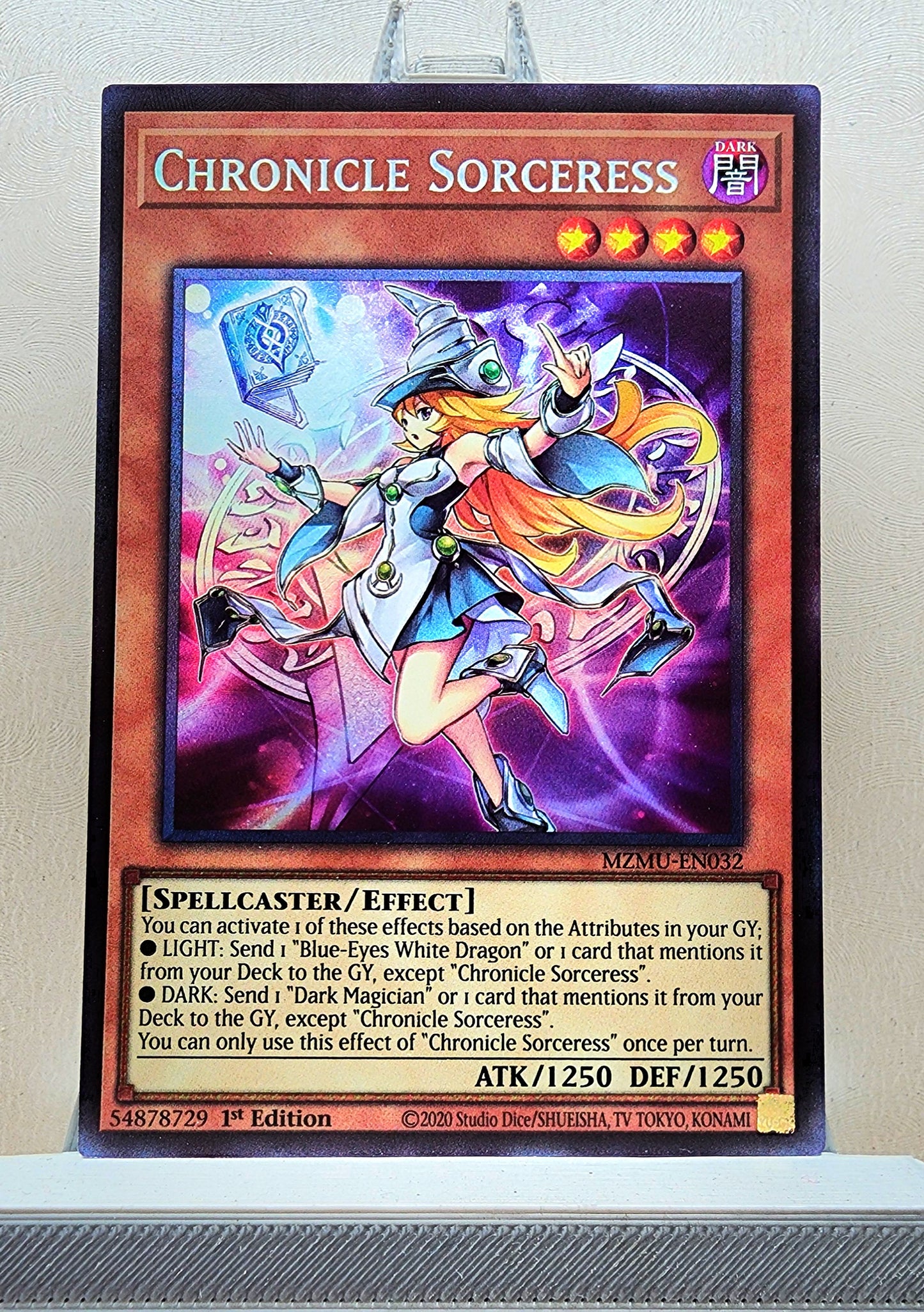 Yugioh! 1x Chronicle Sorceress (MZMU - Collectors Rare) 1st Edition