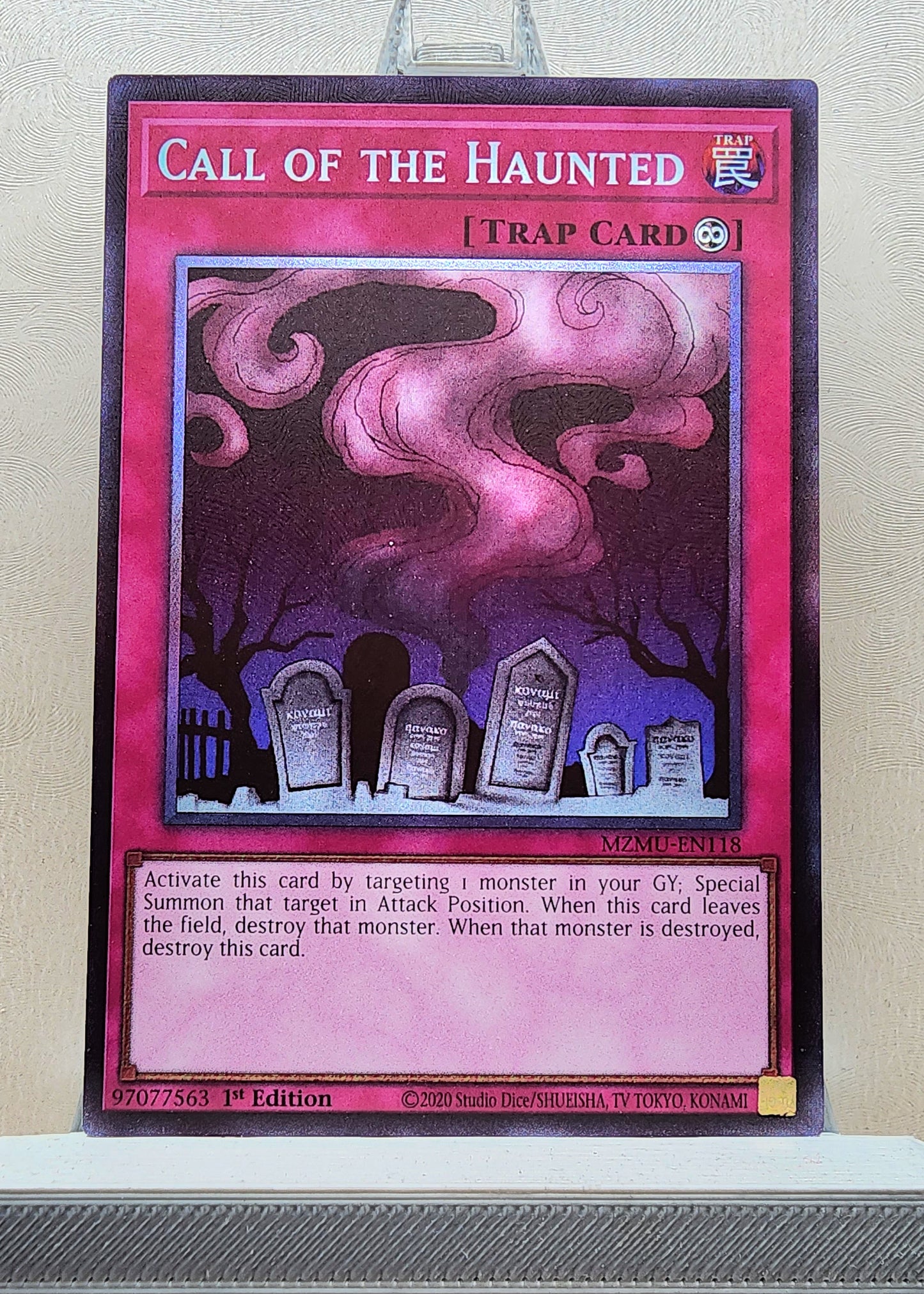 Yugioh! 1x Call of the Haunted (MZMU - Collectors Rare) 1st Edition