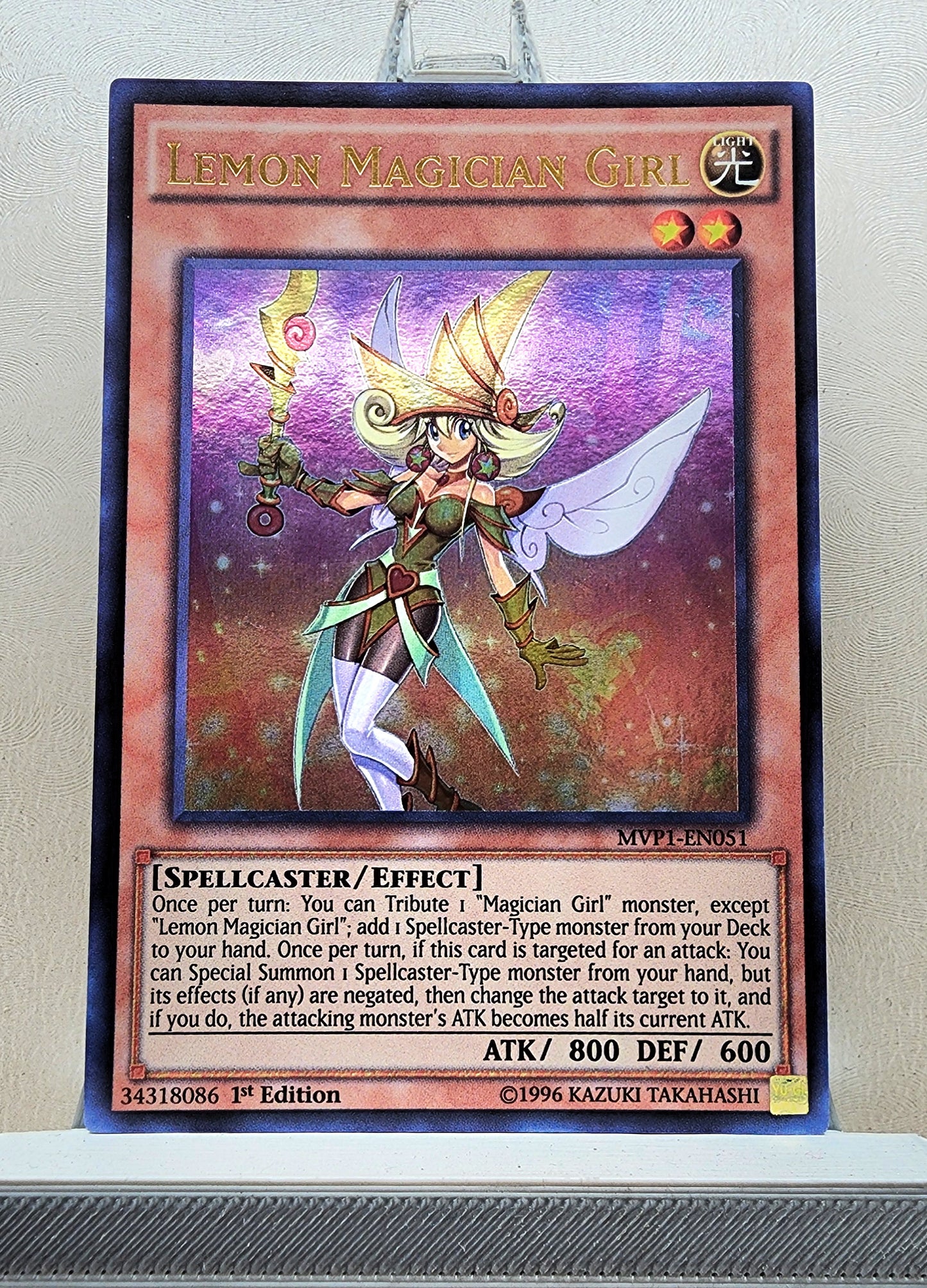 Yugioh! 1x Lemon Magician Girl (MVP1 - Ultra Rare) 1st Edition