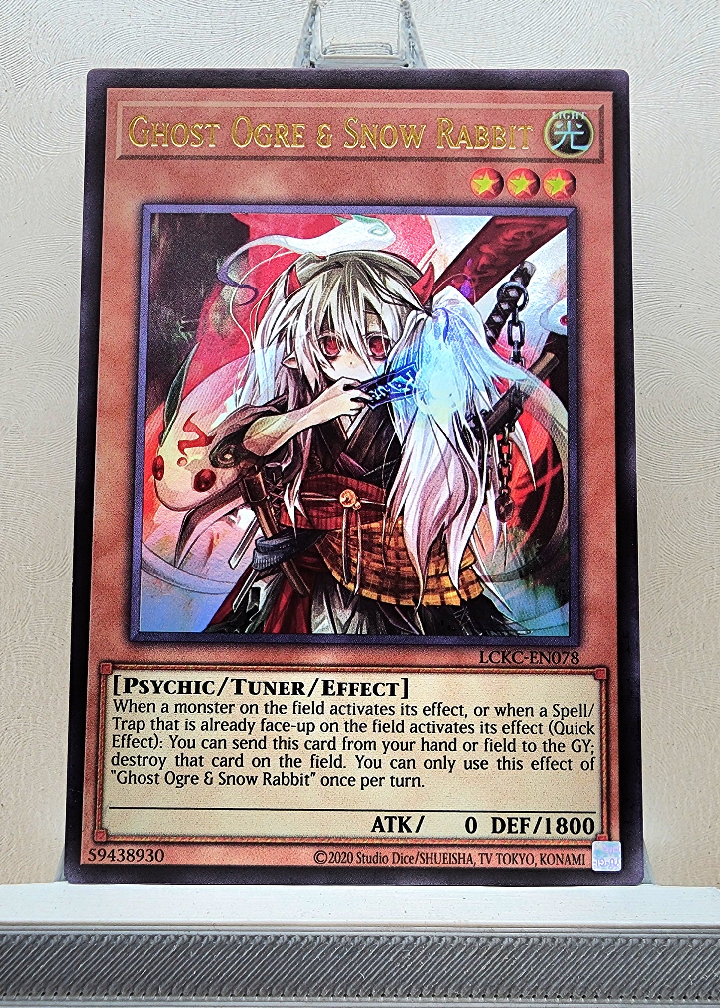 Yugioh! 1x Ghost Ogre & Snow Rabbit (LCKC - Ultra Rare) Unli Edition