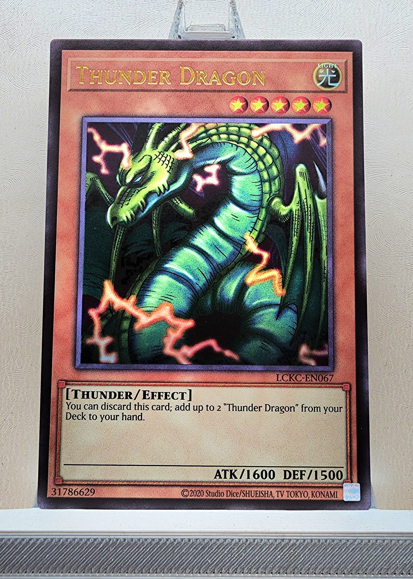 Yugioh! 1x Thunder Dragon (LCKC - Ultra Rare) Unli Edition