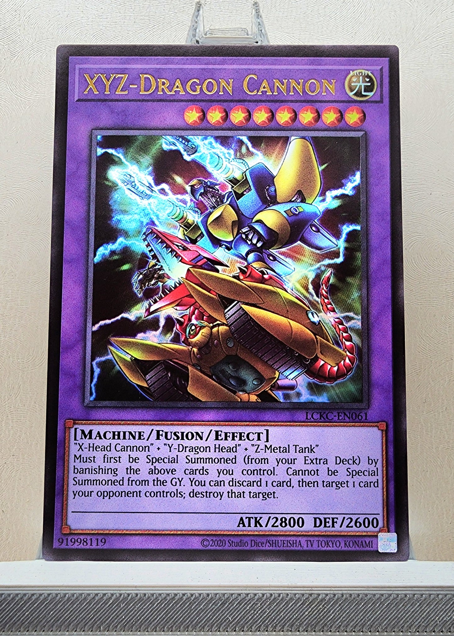 Yugioh! 1x XYZ-Dragon Cannon (LCKC - Ultra Rare) Unli Edition