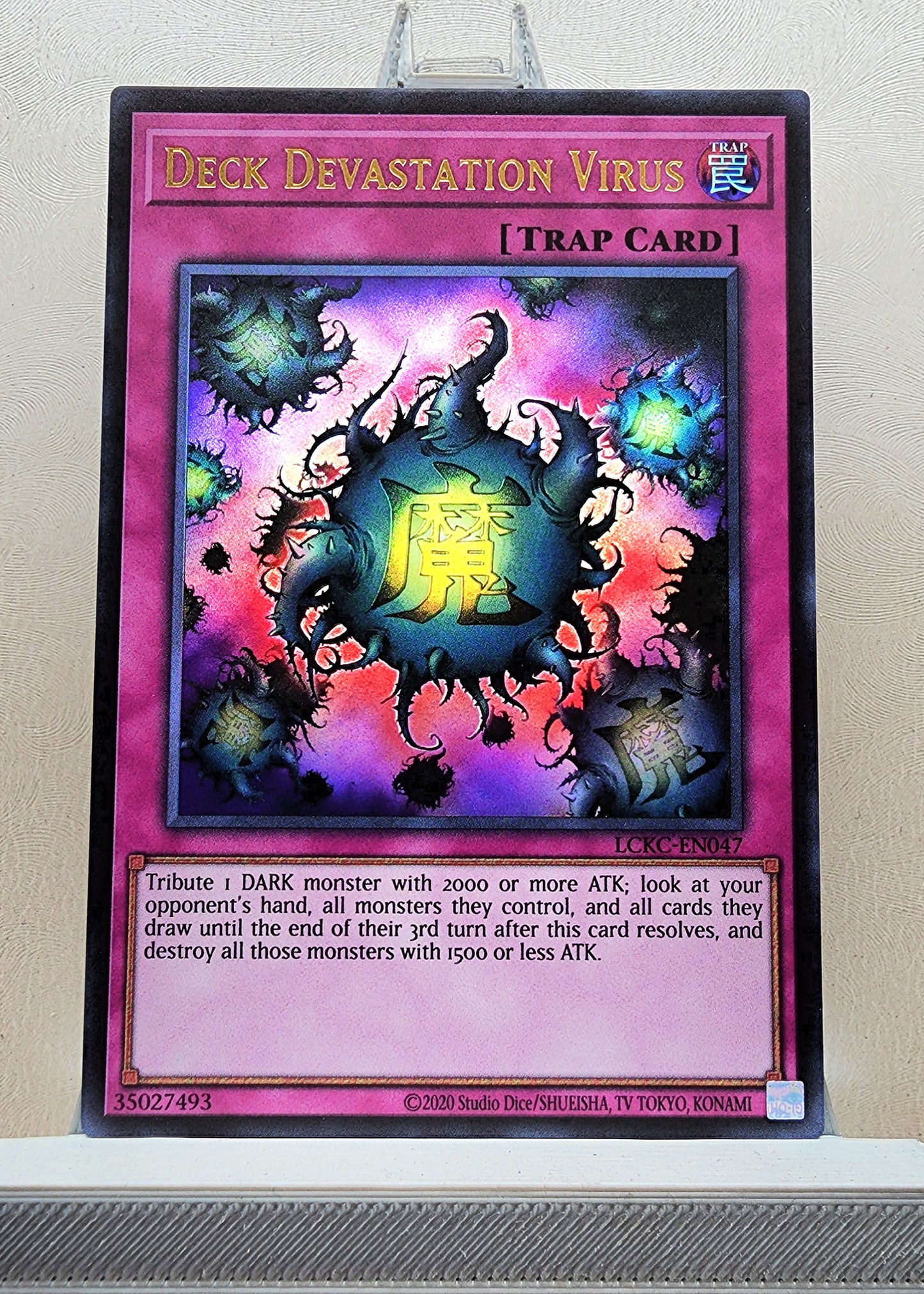 Yugioh! 1x Deck Devastation Virus (LCKC - Ultra Rare) Unli Edition