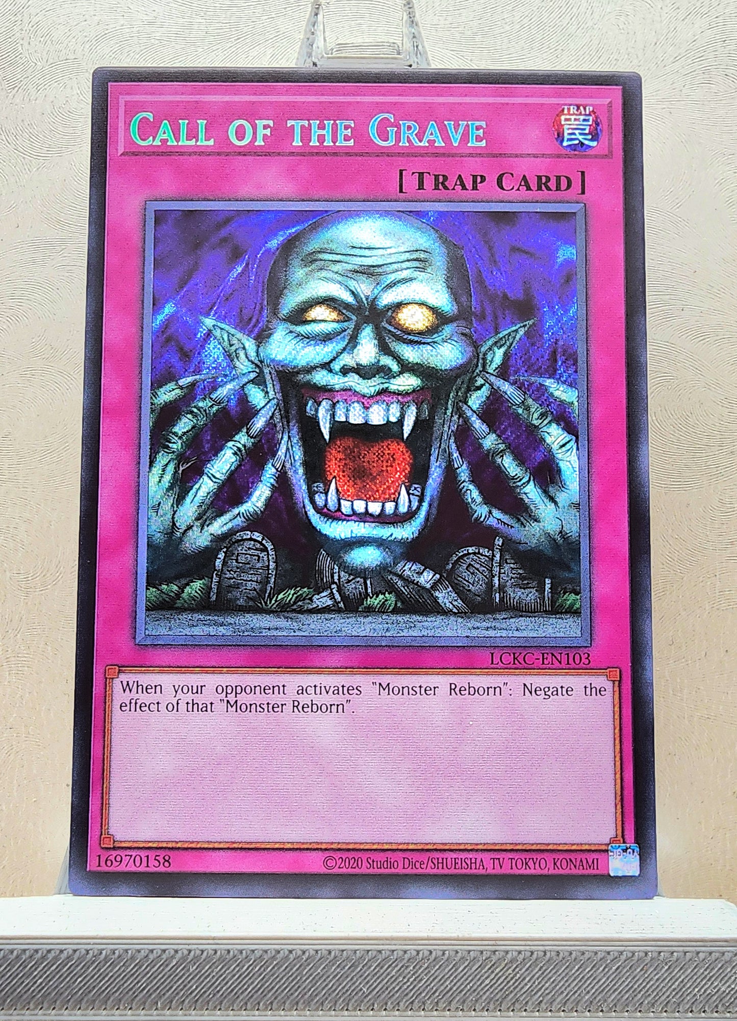 Yugioh! 1x Call of the Grave (LCKC - Secret Rare) Unli Edition