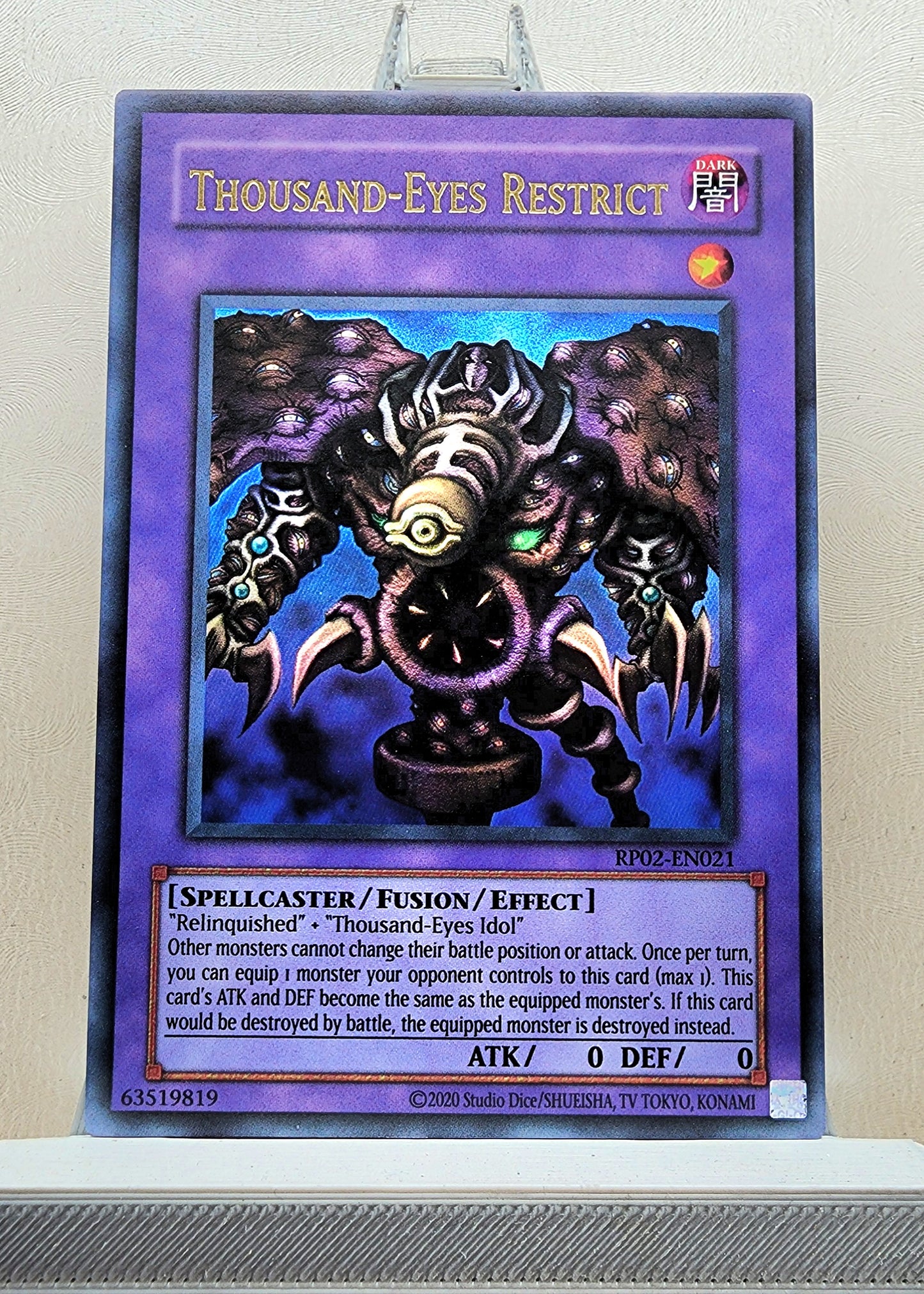 Yugioh! 1x Thousand-Eyes Restrict (RP02 - Ultra Rare) Unli Edition