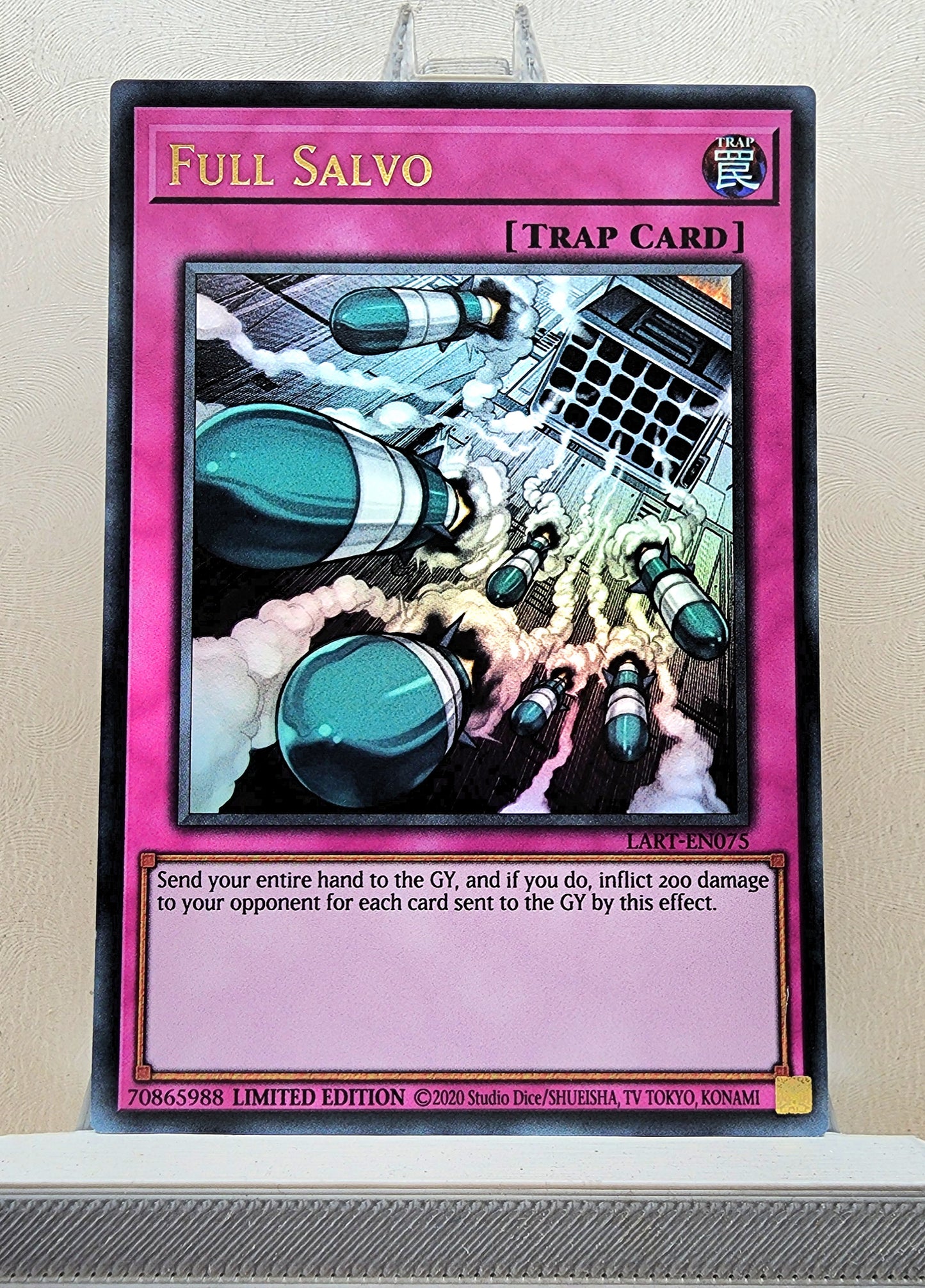 Yugioh! 1x Full Salvo (LART - Ultra Rare) Limited Edition
