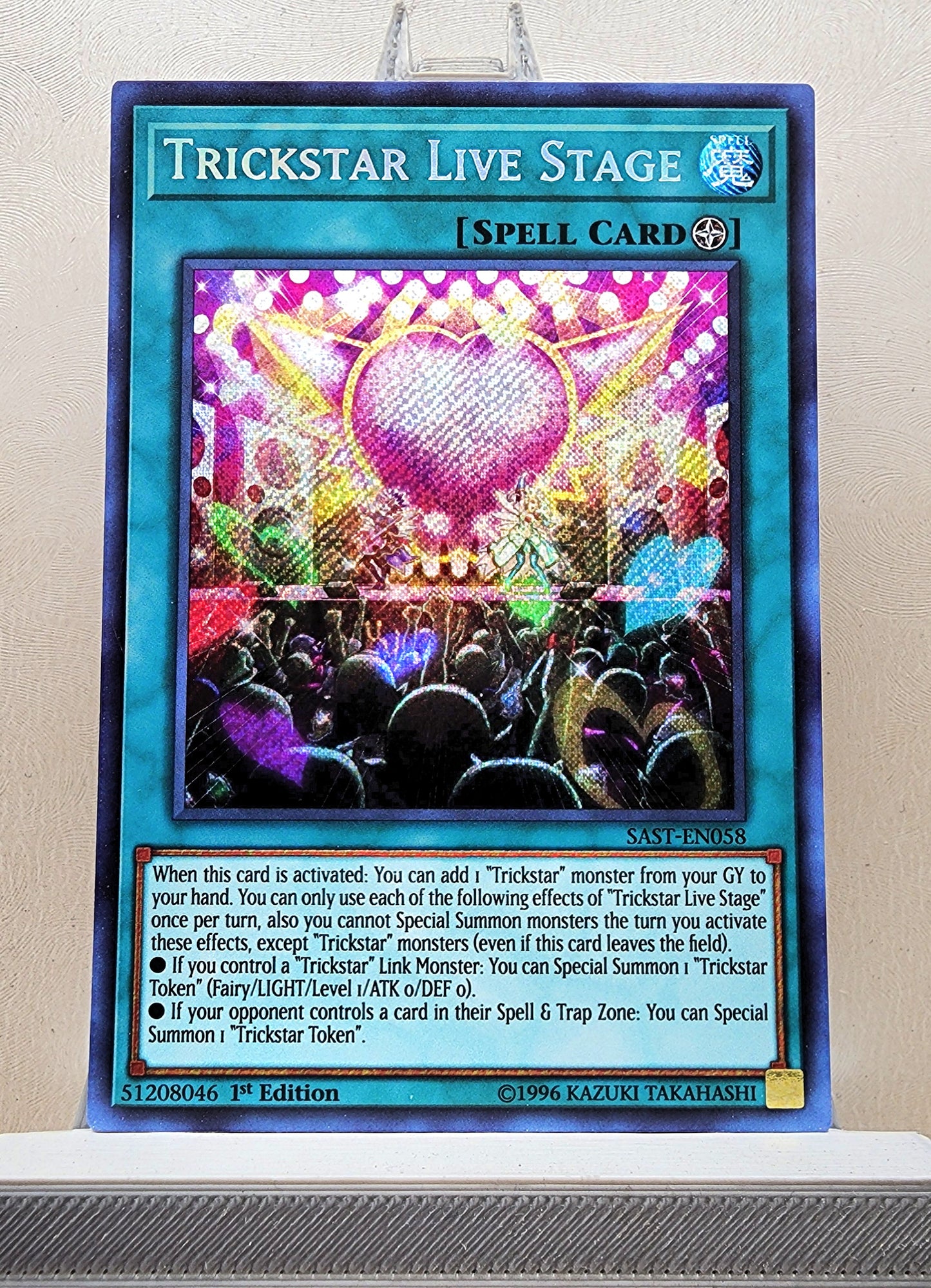 Yugioh! 1x Trickstar Live Stage (SAST - Secret Rare) 1st Edition