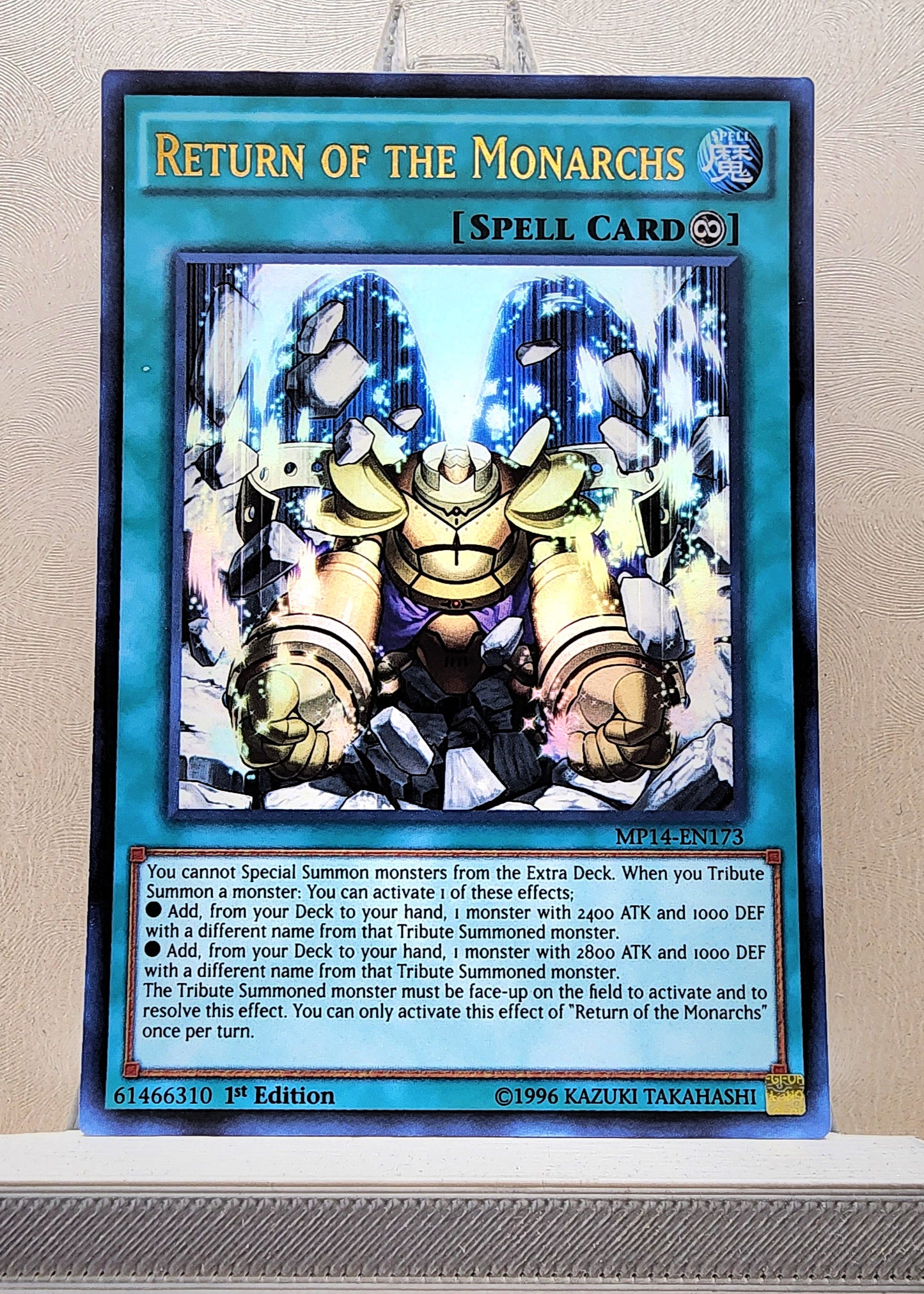 Yugioh! 1x Return of the Monarchs (MP14 - Ultra Rare) 1st Edition